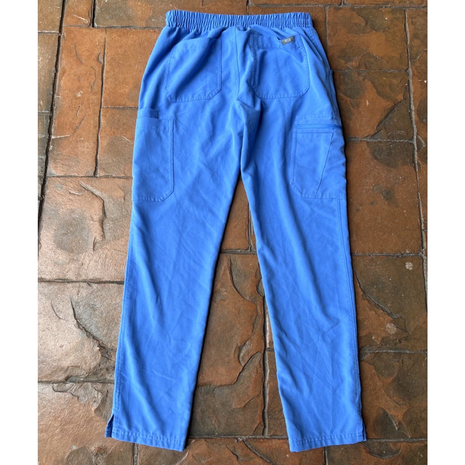 Vintage VINTAGE would not apply. FIGS Cargo Jogger Scrubs Technical Collection Pant Women XS Zamora Light Blue Size US 27 - 3 Thumbnail