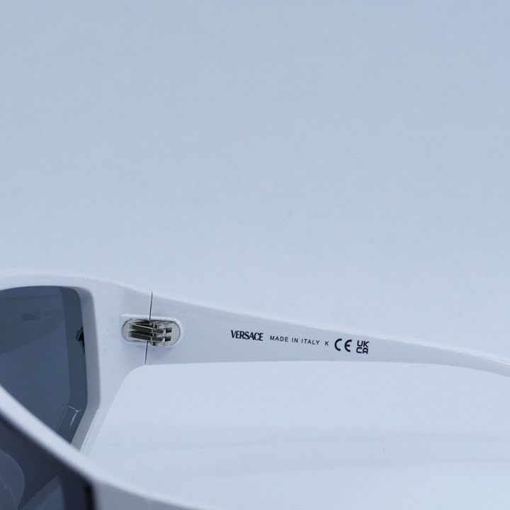 Versace Versace VE4461 314/87 Sunglasses White Shield Frame Size ONE SIZE - 5 Thumbnail