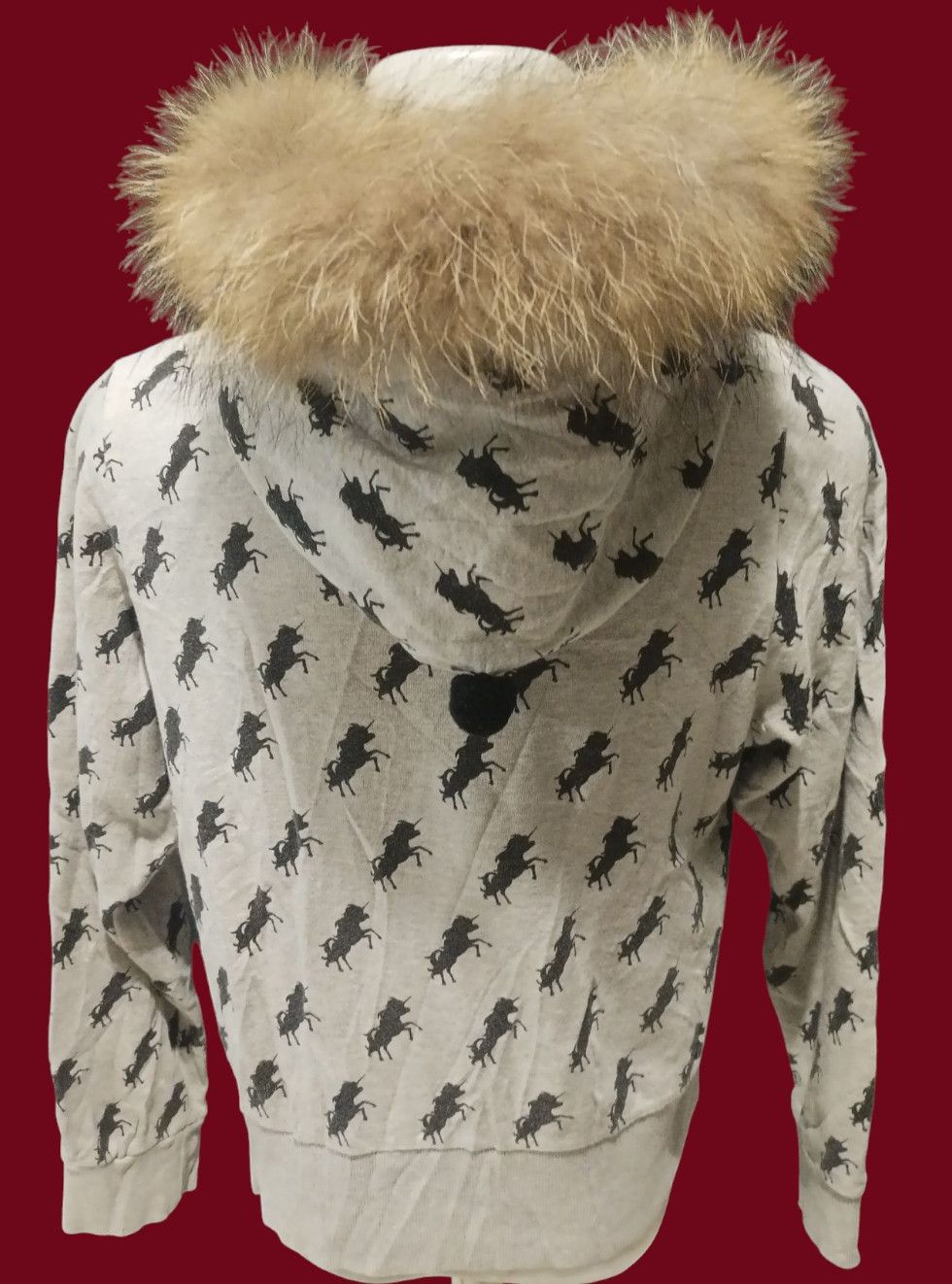 Japanese Brand Rodeo Crowns Fur Zip Hoodie Long Sleeve Size US L / EU 52-54 / 3 - 15 Thumbnail
