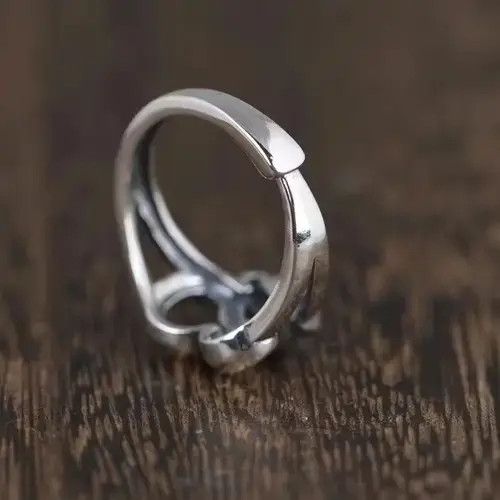 Jewelry × Sterling Silver × Vintage S925 Sterling Silver Ring Adjustable Size ONE SIZE - 3 Thumbnail