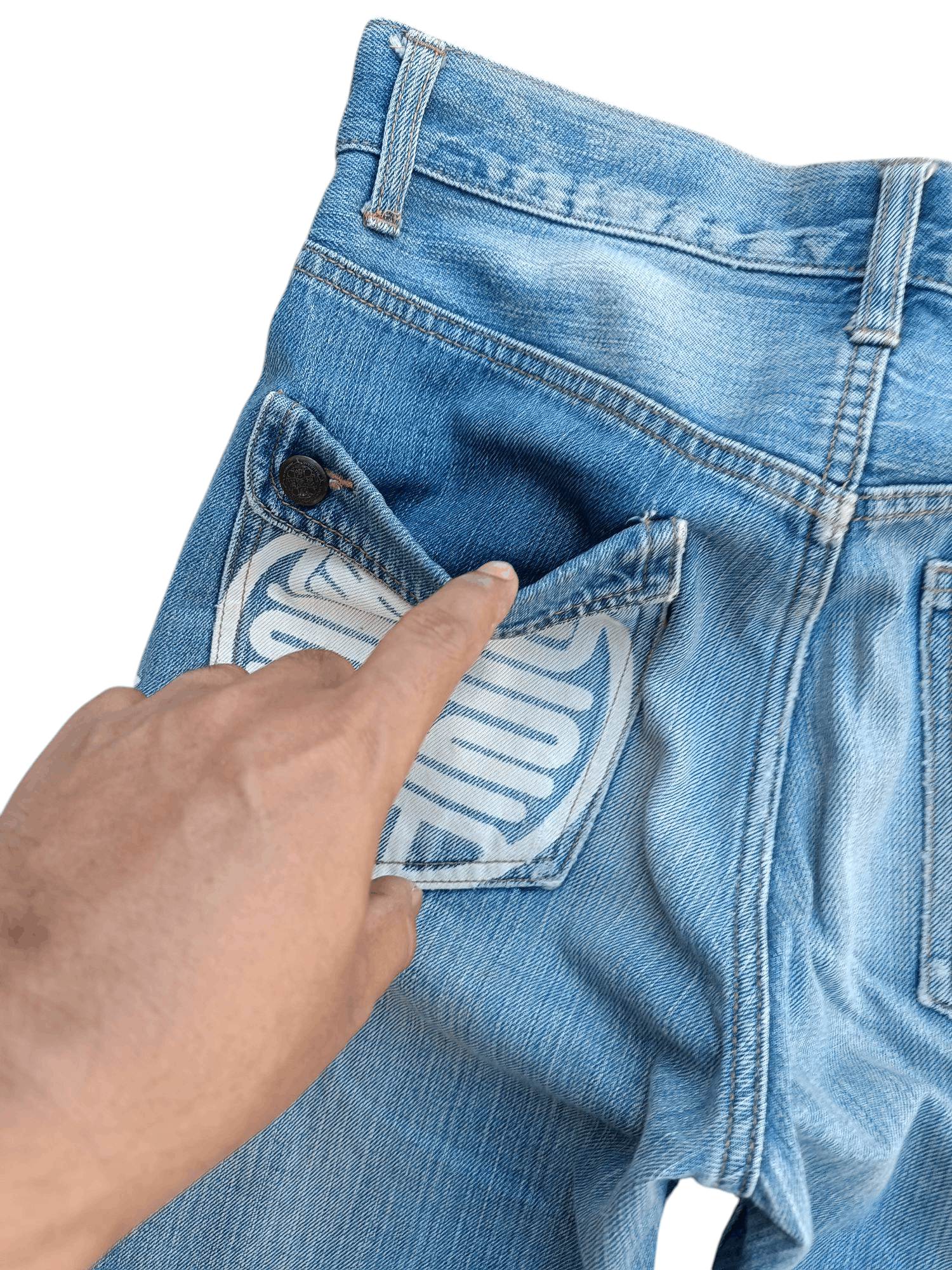Japanese Brand Toyoten Shoten Japanese Brand Rare Design Jeans E273 Size US 30 / EU 46 - 13 Thumbnail
