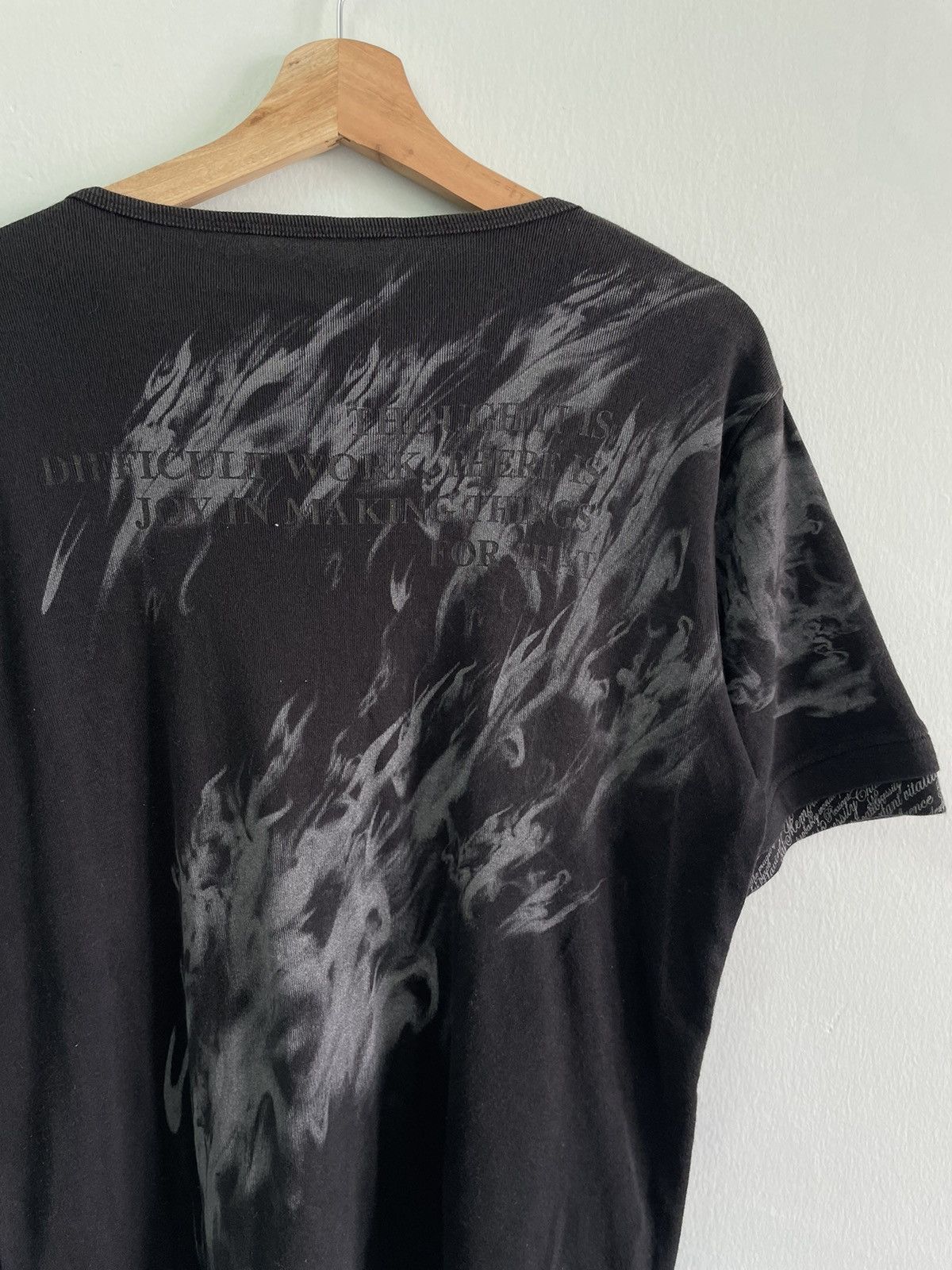 Hysteric Glamour Vintage Japanese Brand Flare Doublelayer Tee Size US L / EU 52-54 / 3 - 6 Thumbnail
