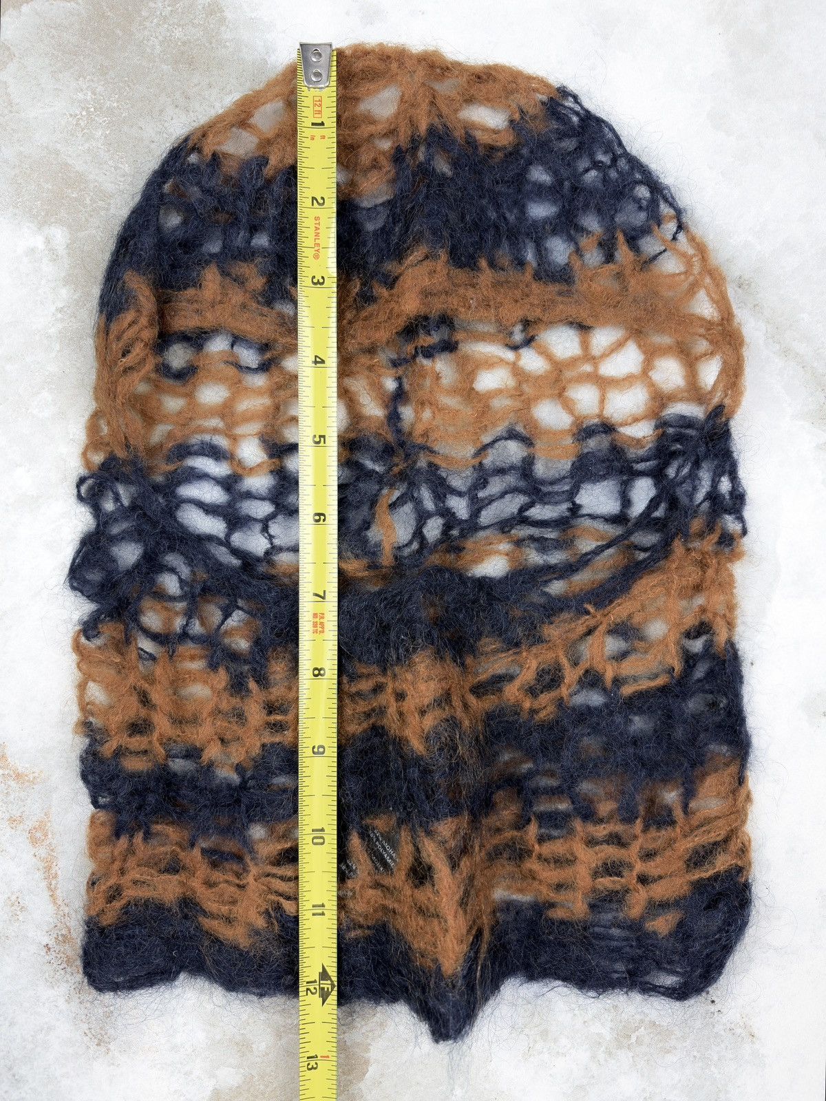 Raf Simons AW20 Raf Simons Mohair Knit Balaclava Face Mask Orange Size ONE SIZE - 4 Thumbnail