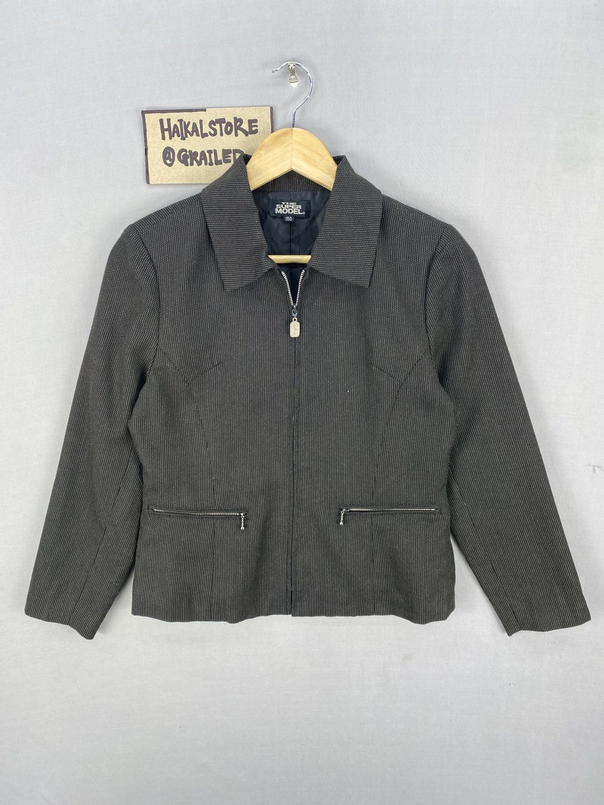Japanese Brand Vintage 90’s The Super Model Cropped Jacket Size XS / US 0-2 / IT 36-38 - 1 Thumbnail