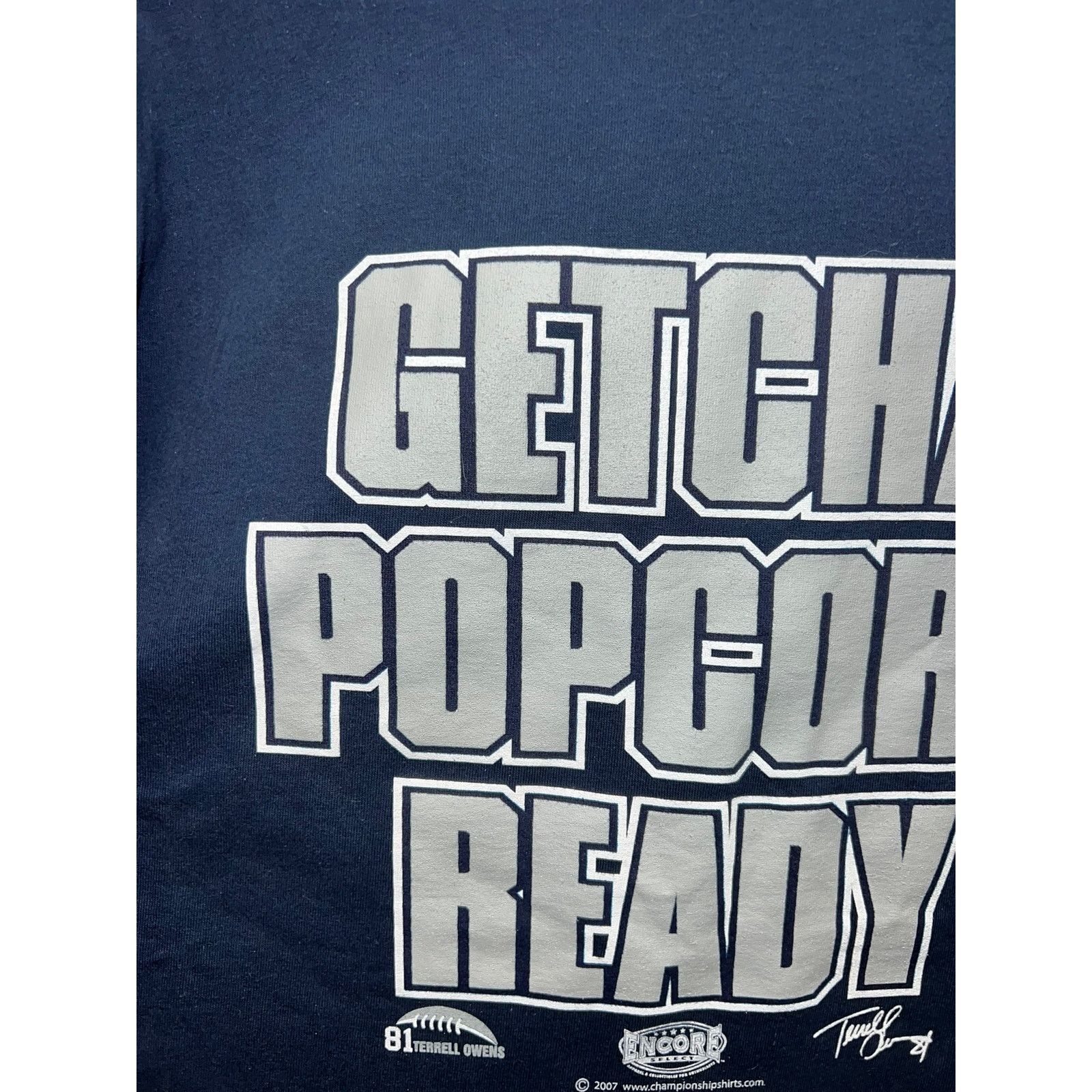 Gildan Terrell Owens Shirt Popcorn Ready Dallas Cowboys Football L Size US L / EU 52-54 / 3 - 2 Thumbnail