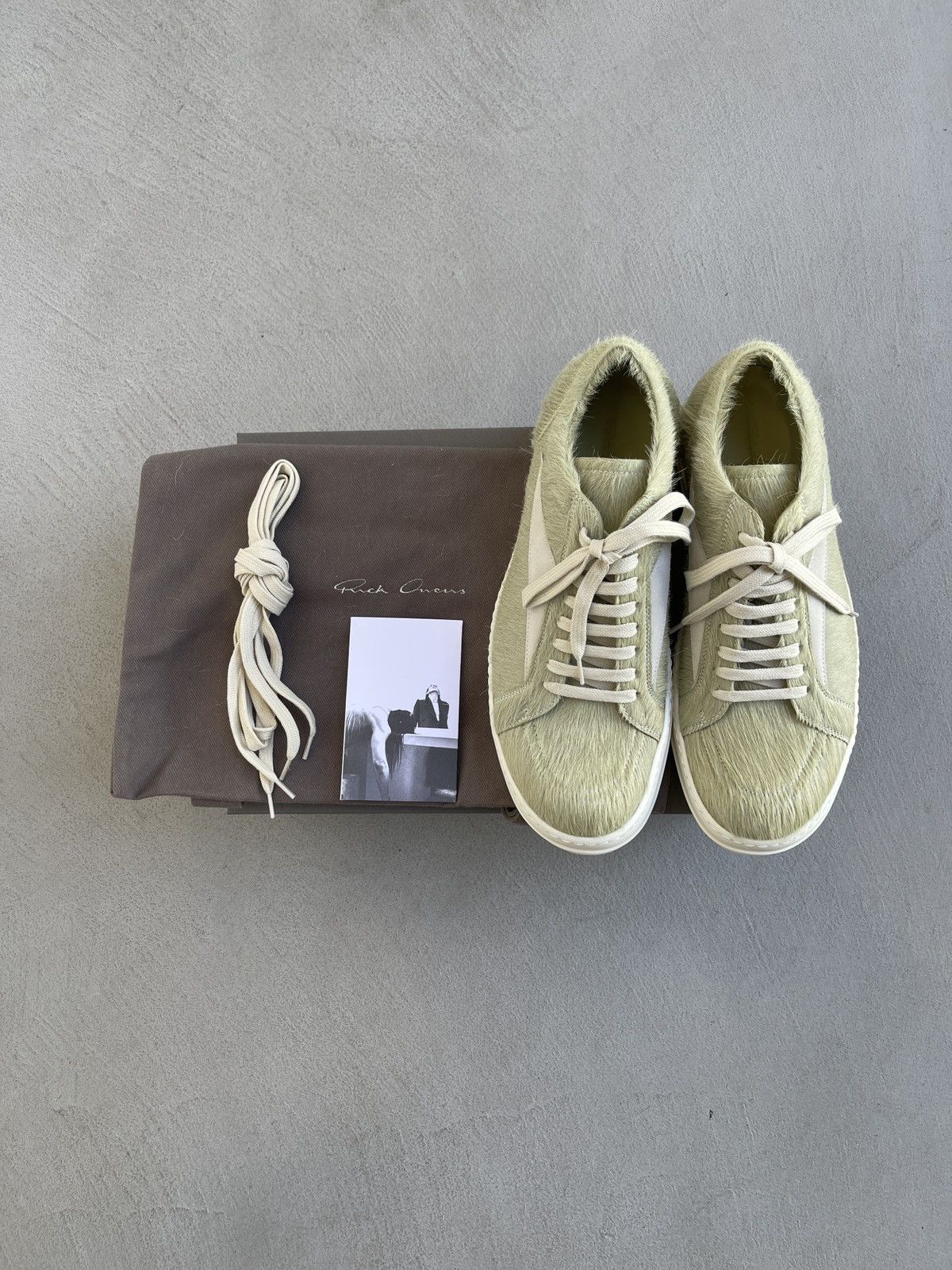 Rick Owens STEAL! FW23 Rick Owens Mainline Vintage Sneakers Pony Hair Size US 11 / EU 44 - 1 Thumbnail