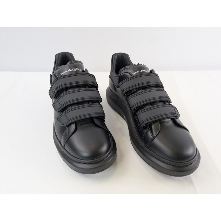 Alexander McQueen o1rshd1 Larry Oversized Triple Strap Sneaker in Black Size US 11 / EU 44 - 7 Thumbnail