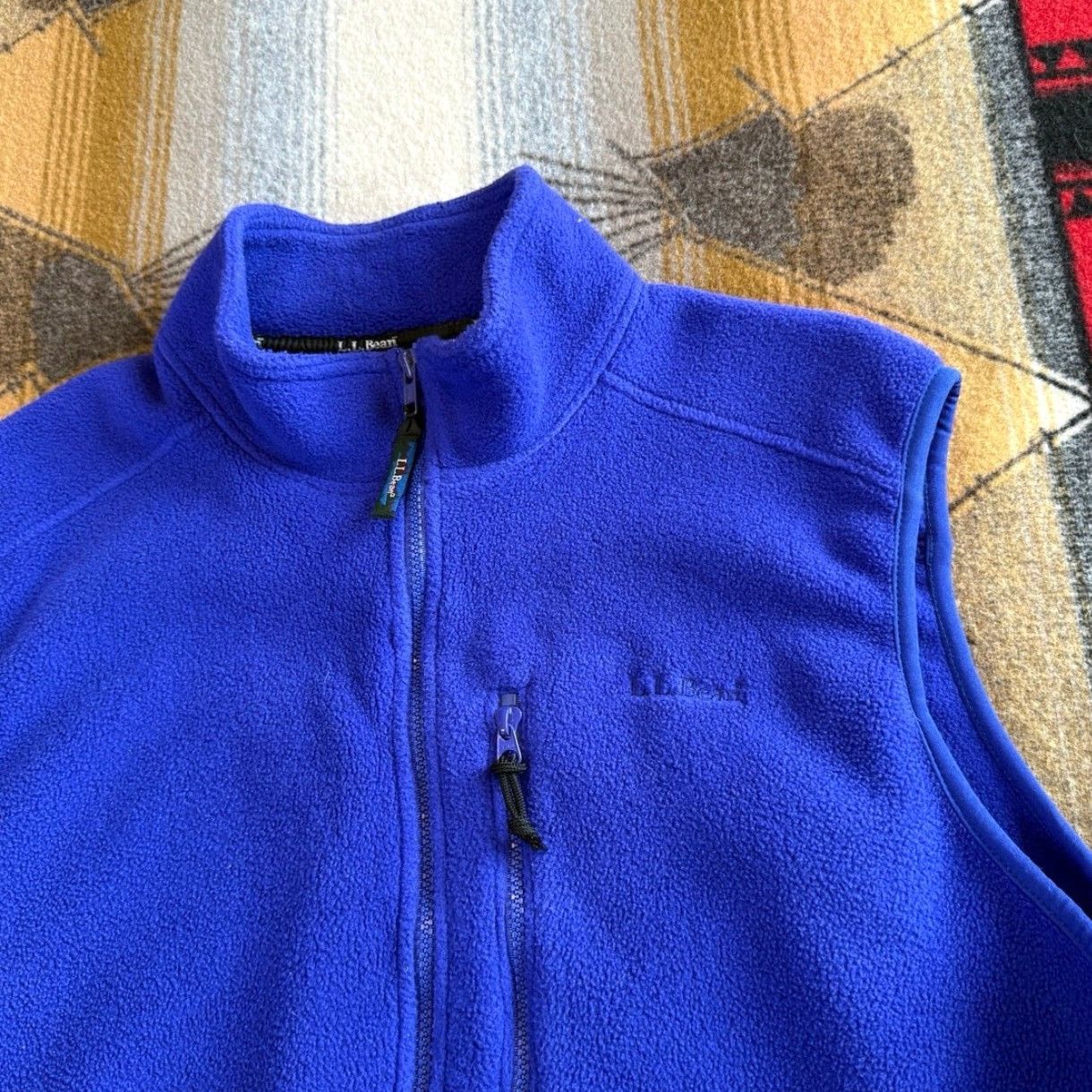 Vintage VINTAGE L.L. Bean Vest Full Zip Purple size Large Men Outdoor 90s Nature Size US L / EU 52-54 / 3 - 5 Thumbnail