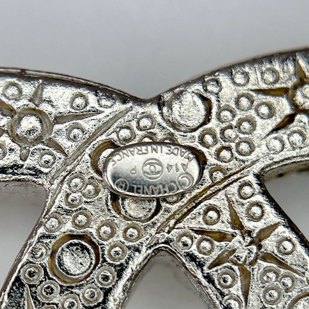 Chanel Chanel Silver Rhinestone Brooch Size ONE SIZE - 5 Thumbnail