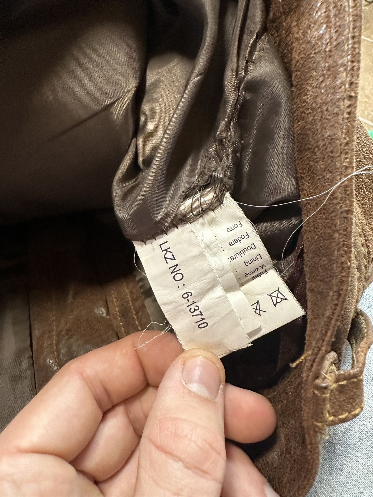 Other Y2K Vintage Leather Pants Opium Style Alt Biker USA Rare XL Size US 34 / EU 50 - 6 Thumbnail