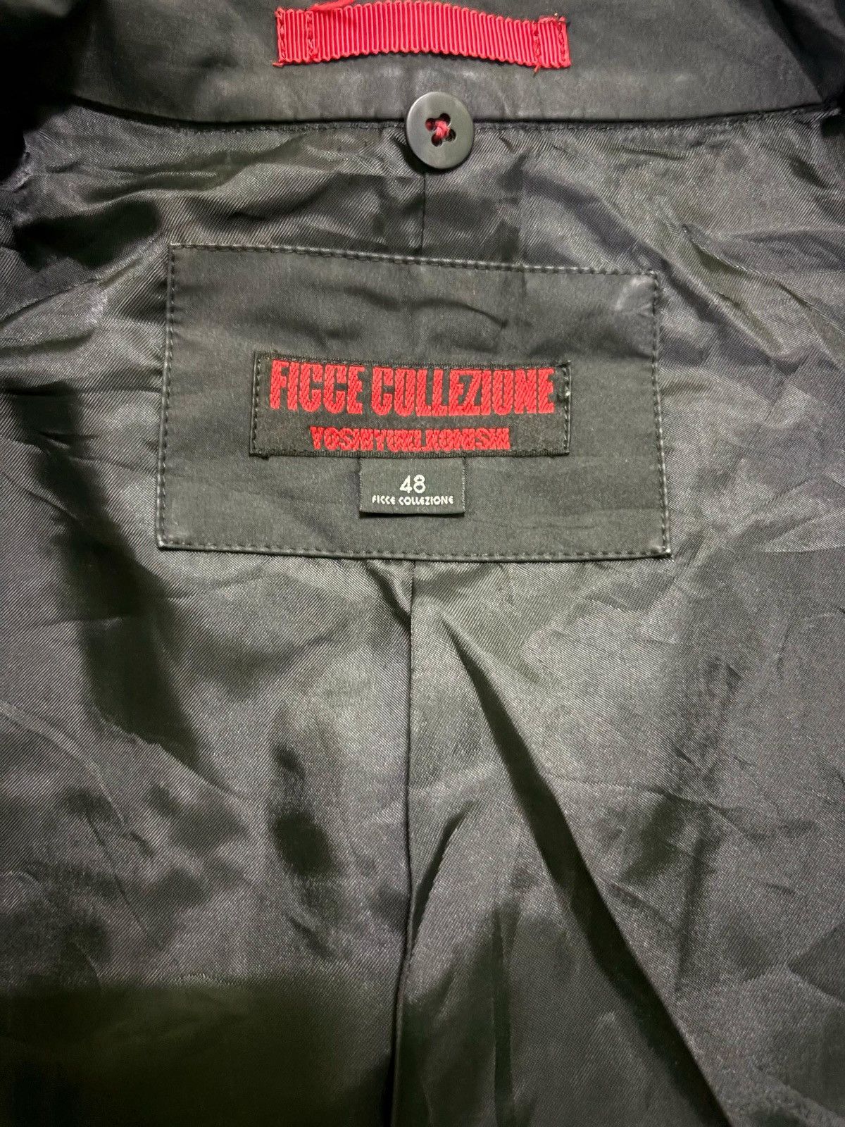 Japanese Brand × Yoshiyuki Konishi Yoshiyuki Konishi Ficce Long Jacket Black Color Design Size US M / EU 48-50 / 2 - 10 Thumbnail