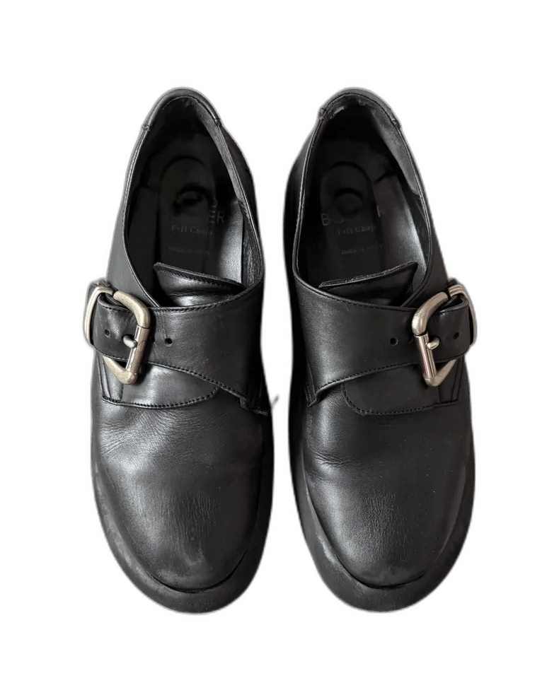 Yohji Yamamoto Thick Sole Loafers with Buckle Strap Size US 6 / IT 36 - 1 Thumbnail