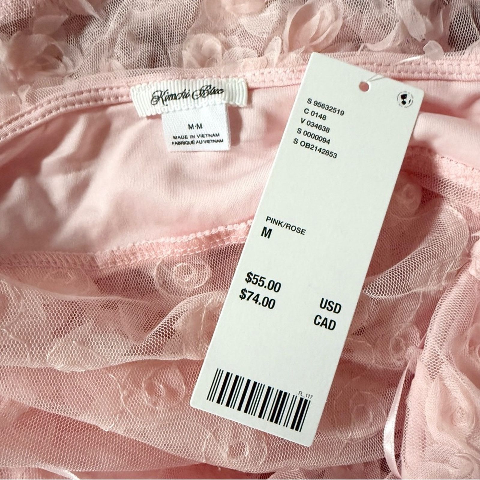 Urban Outfitters Urban Outfitters Kimchi Blue Rosie Floral Tube Top M Size M / US 6-8 / IT 42-44 - 6 Thumbnail