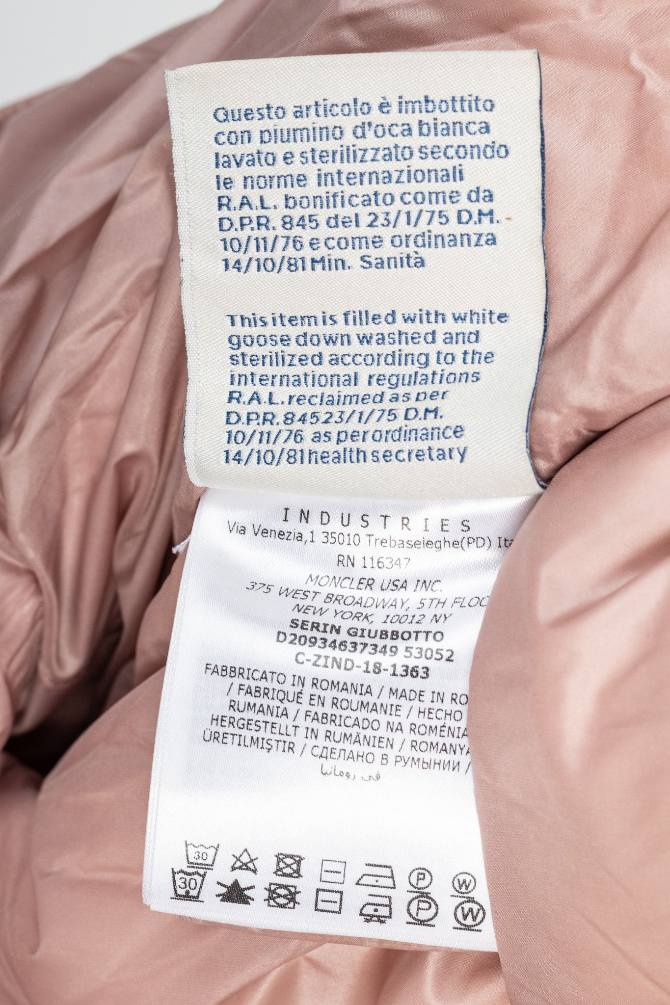 Moncler Moncler Serin Pink Quilted Hooded Down Jacket Size M / US 6-8 / IT 42-44 - 15 Thumbnail