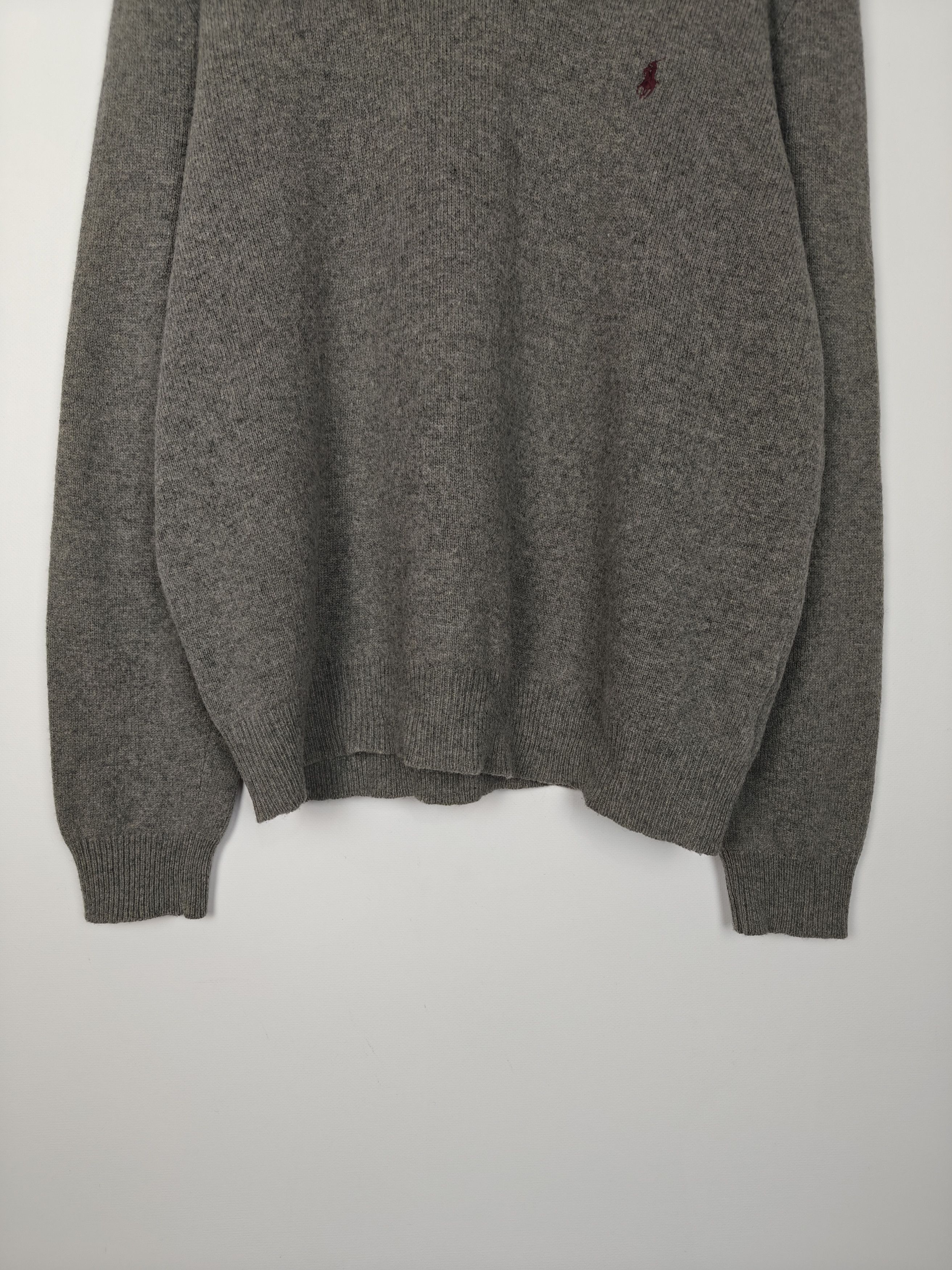Polo Ralph Lauren Polo Ralph Lauren Sweater Wool Pullover Jumper Gray size XL Size US XL / EU 56 / 4 - 3 Thumbnail