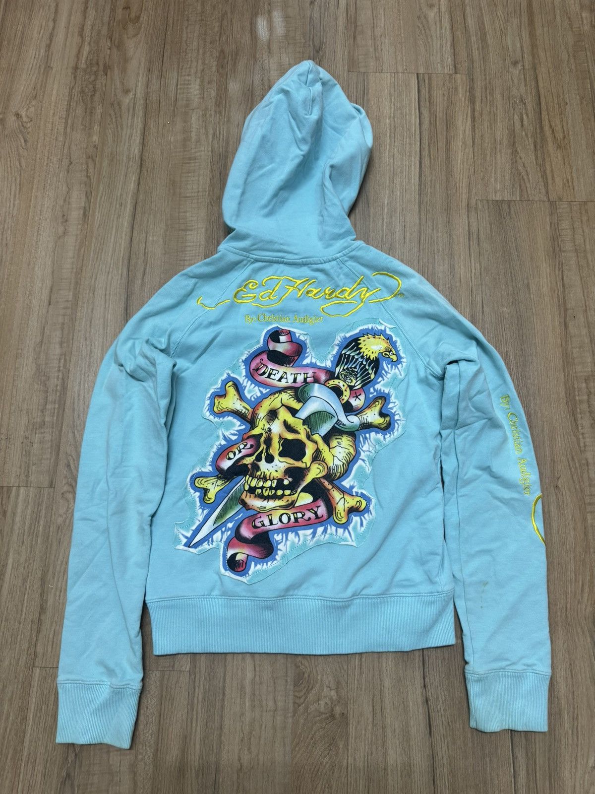 Ed Hardy Ed Hardy Hollywood Patchworks Hoodie Size XS / US 0-2 / IT 36-38 - 6 Thumbnail