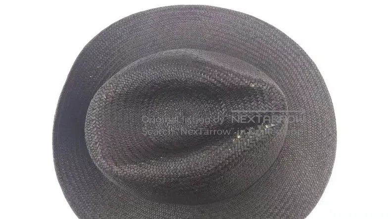 Yohji Yamamoto Yohji Yamamoto Dark Panama Hat Size ONE SIZE - 4 Thumbnail
