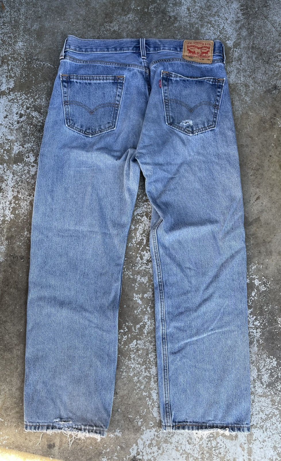 Levi's Levis 505s Distressed Denim Pants Size US 34 / EU 50 - 7 Thumbnail