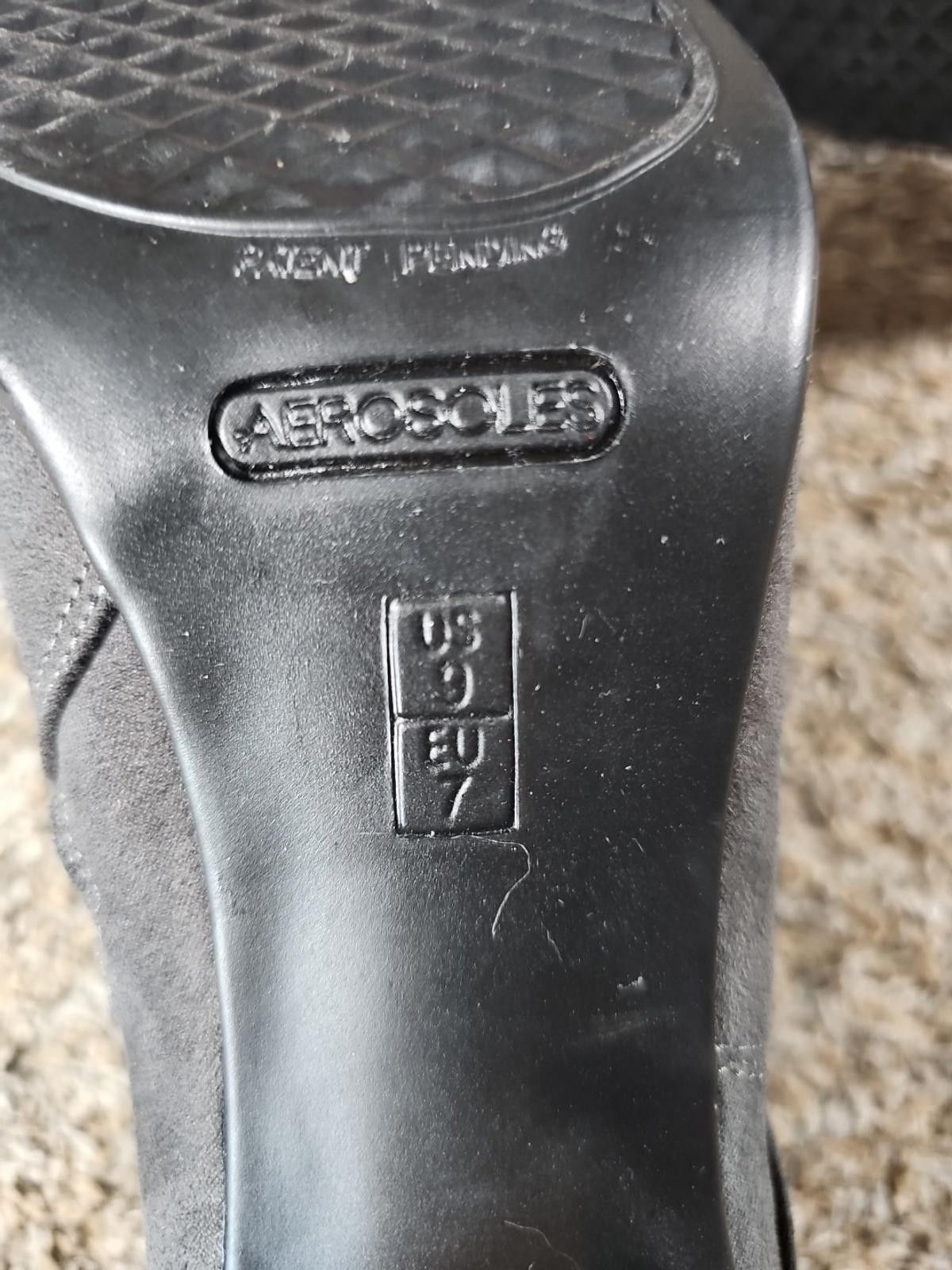 Other Aerosoles HEELREST Shoes Womens Gray Suede Heels Sz US9 EUR7 Size US 9 / IT 39 - 6 Thumbnail