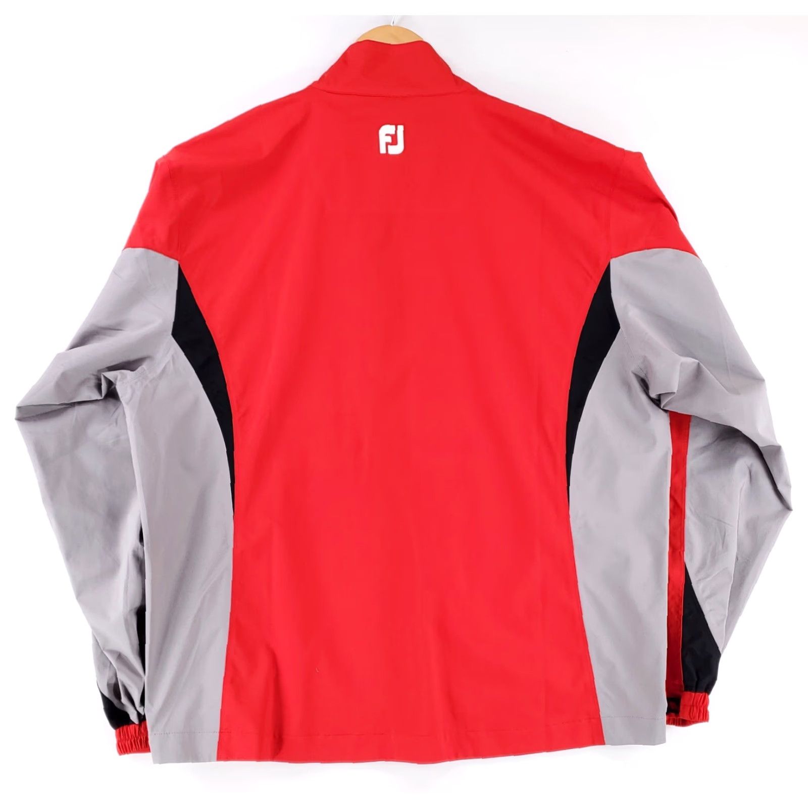 Footjoy FootJoy Dryjoys Hydrolite Full Zip Jacket Red Grey Performance Golf Mens L Size US L / EU 52-54 / 3 - 5 Thumbnail
