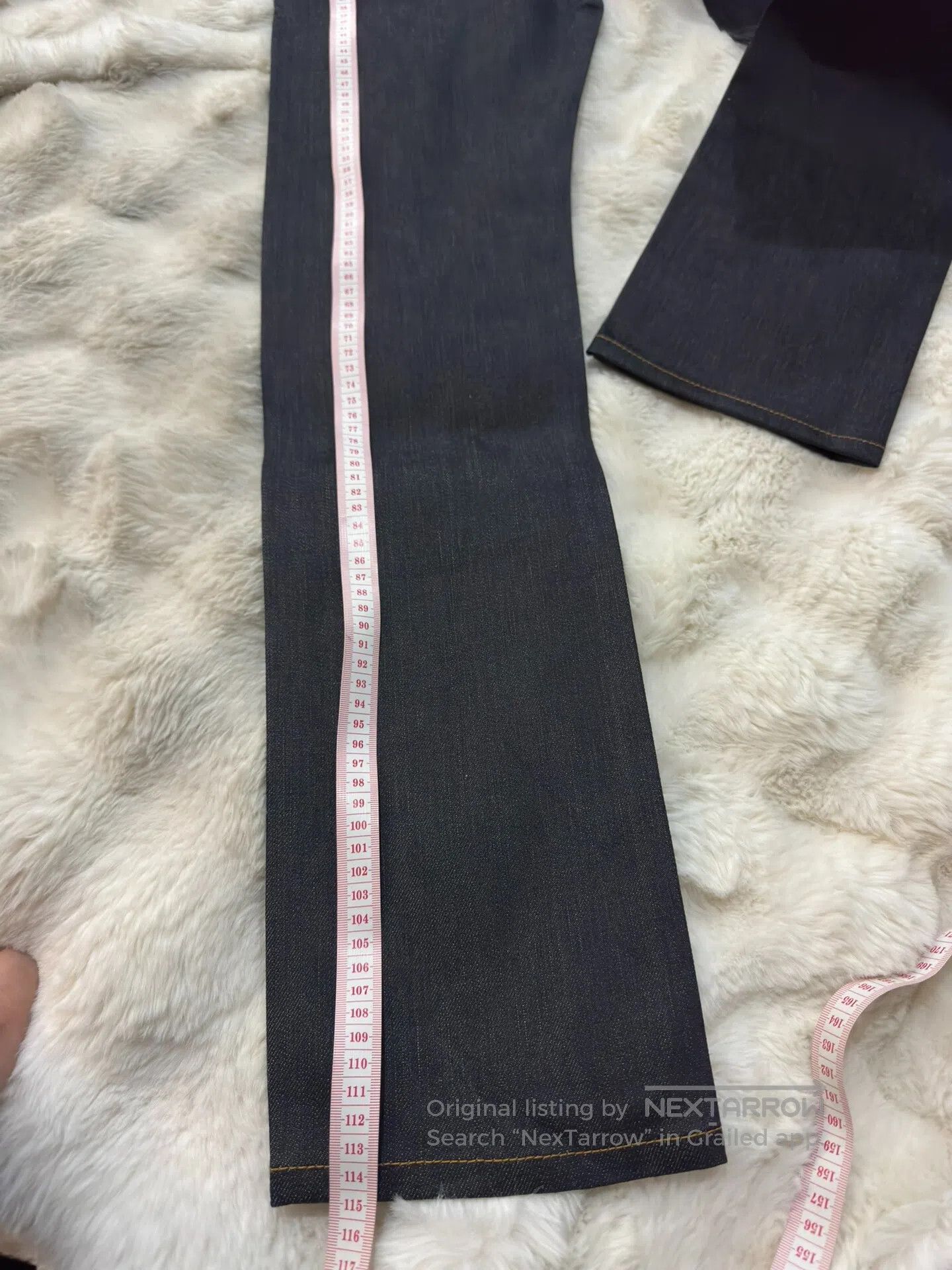 Saint Laurent Paris Saint Laurent Paris Dark Blue Slim Fit Men's Jeans| Size US 31 - 9 Thumbnail