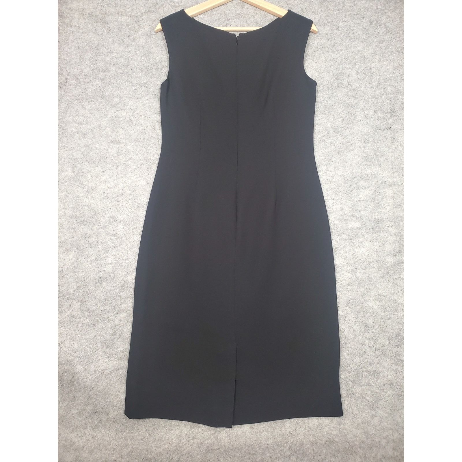 Other VTG Women's Casual Corner 4 Black Sheath Dress Workwear Size S / US 4 / IT 40 - 2 Thumbnail