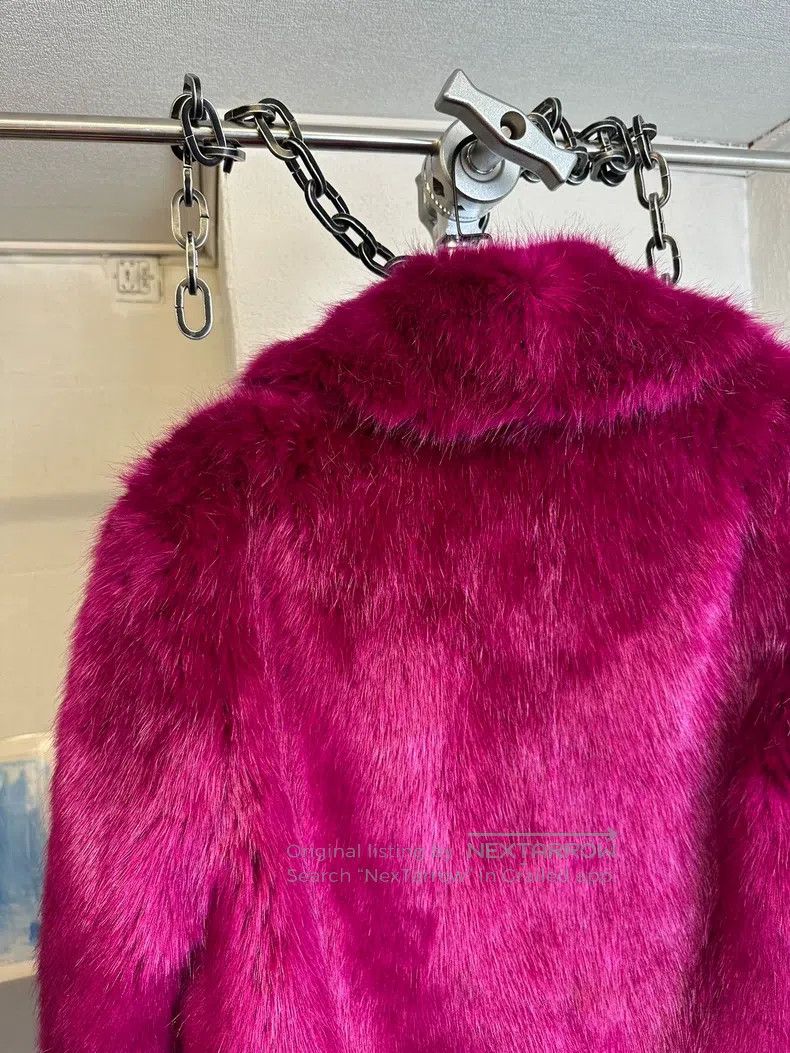 Dries Van Noten Dries Van Noten Dragon Fruit Fake Fur Size M / US 6-8 / IT 42-44 - 5 Thumbnail