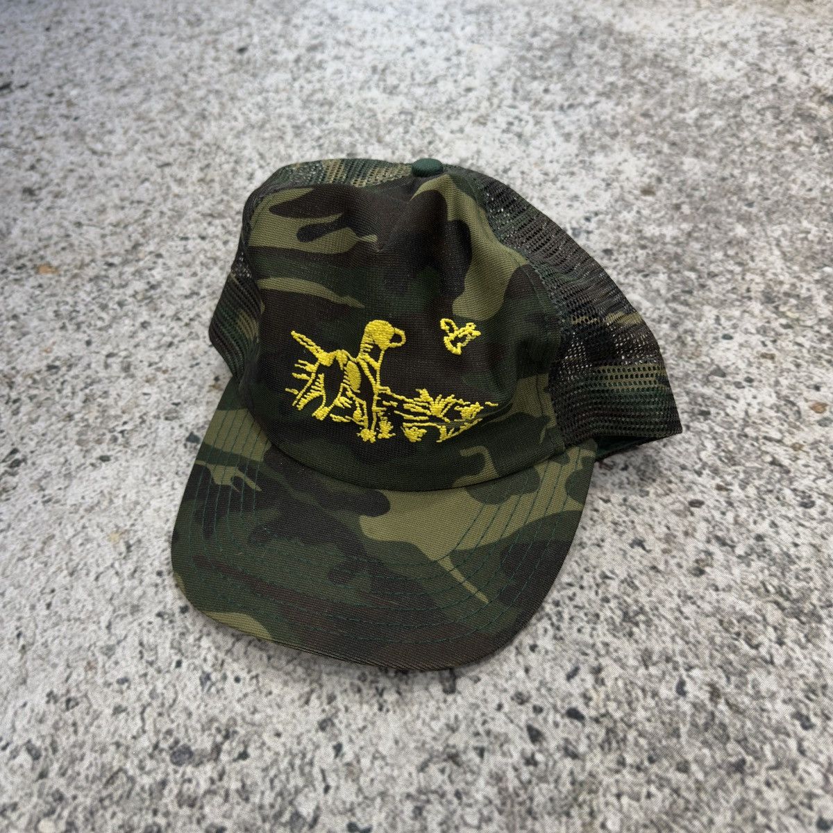 Vintage Vintage Camo Duck Hunt Trucker Hat Size ONE SIZE - 2 Thumbnail