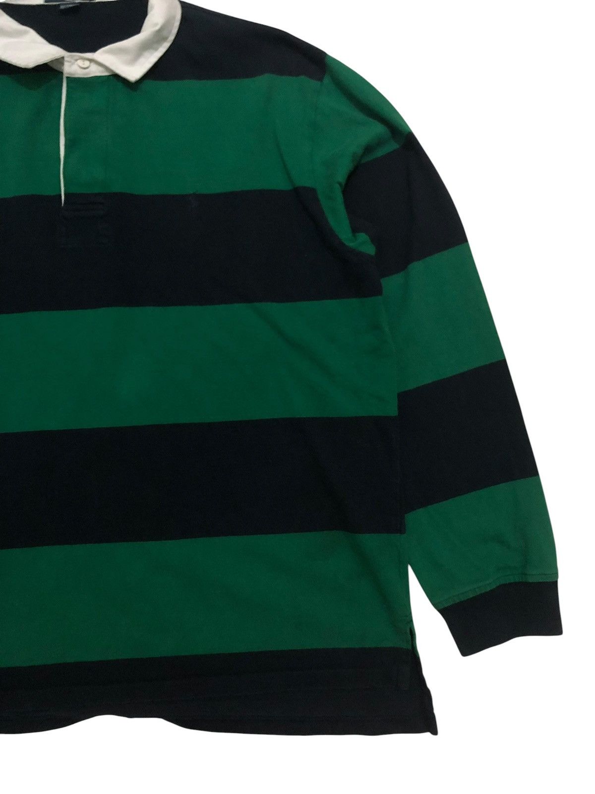 Polo Ralph Lauren Vintage Polo Ralph Lauren Rugby Stripe Shirt Size US XXL / EU 58 / 5 - 3 Thumbnail