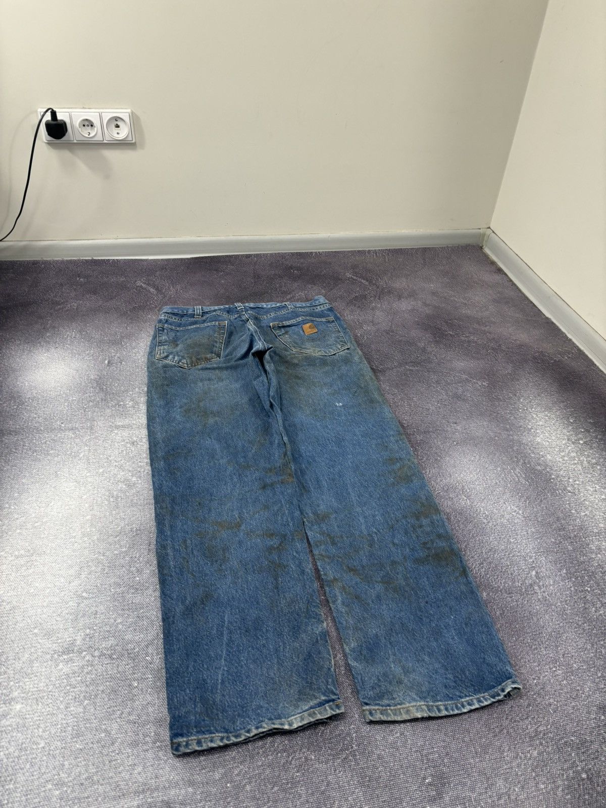 Carhartt Vintage Carhartt Y2K Relaxed Fit Distressed Work Denim Jeans Size US 34 / EU 50 - 4 Thumbnail