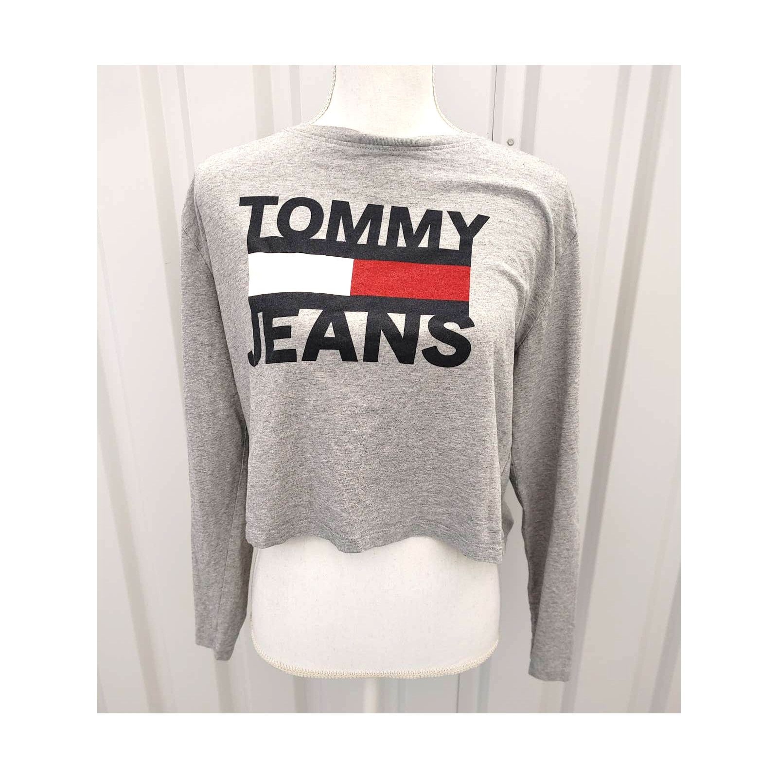 Tommy Hilfiger Tommy Hilfiger Jeans Crop Top Graphic Logo Medium Size M / US 6-8 / IT 42-44 - 1 Thumbnail