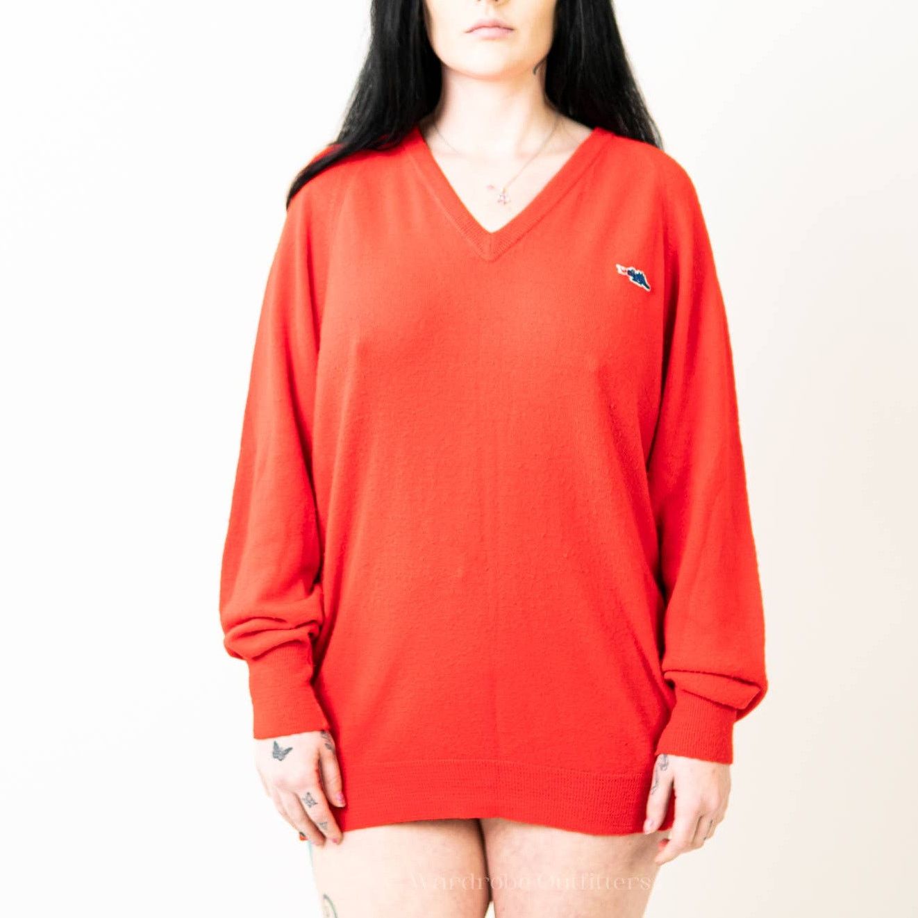 Vintage Vintage 70s SEARS V-Neck Sweater Size US XL / EU 56 / 4 - 2 Thumbnail