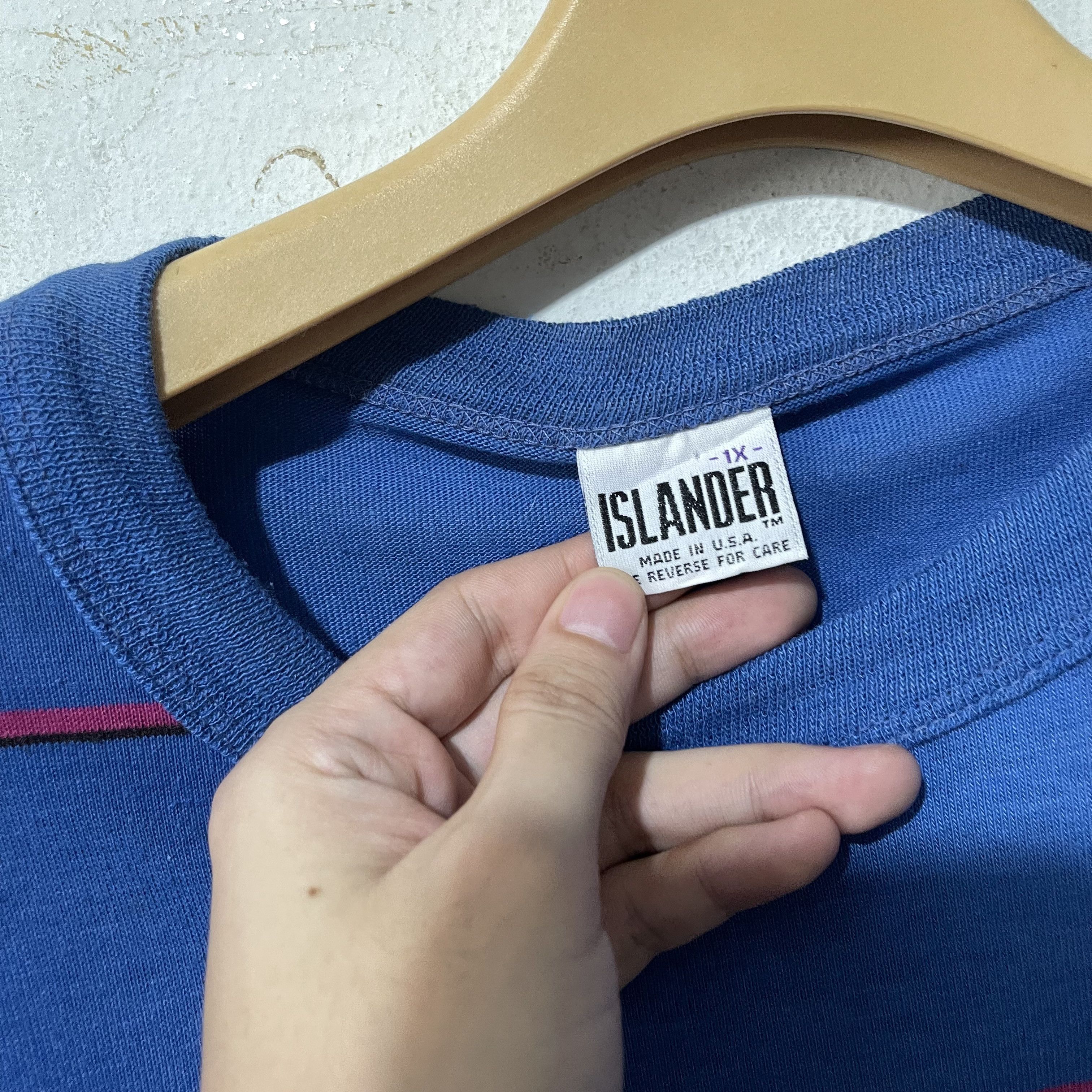 Vintage Vintage 90s Striped Pocket Tee Size US XL / EU 56 / 4 - 5 Thumbnail