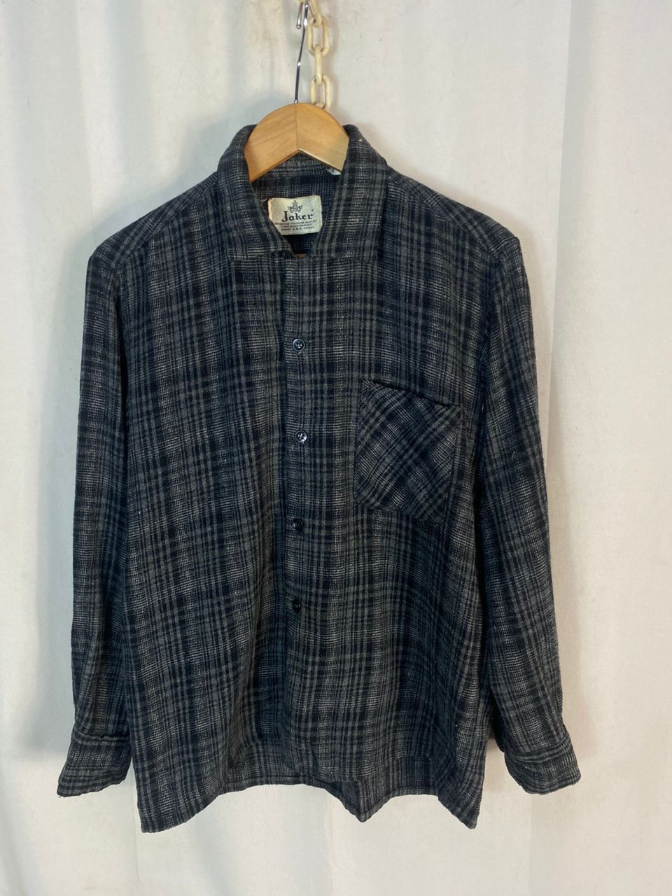 Flannel × Japanese Brand Vintage Joker wool flannel button up shirt Size US S / EU 44-46 / 1 - 1 Thumbnail
