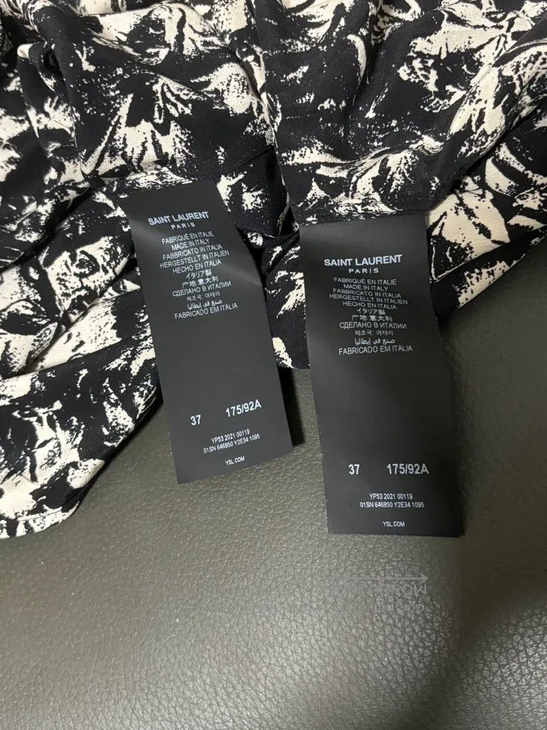 Saint Laurent Paris Saint Laurent Paris size 37 French Rose Shirt Size US M / EU 48-50 / 2 - 4 Thumbnail