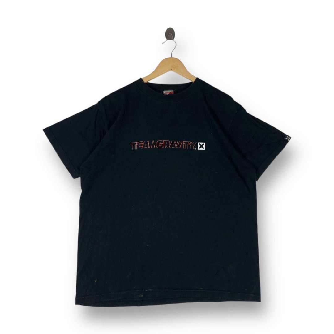 Vintage 90s TEAM GRAVITY X skateboard skate tee