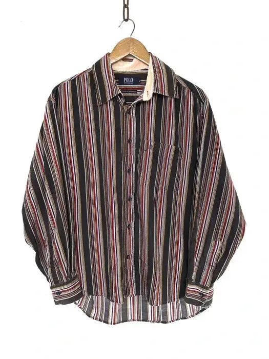 Vintage Vintage Polo British Striped Design Shirt Button Up Size US M / EU 48-50 / 2 - 1 Thumbnail