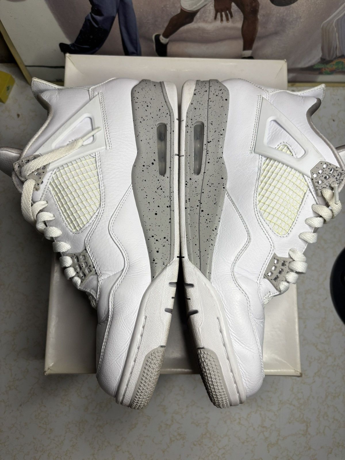 Jordan Brand Jordan Retro 4 ‘white oreo’ Size US 11 / EU 44 - 3 Thumbnail