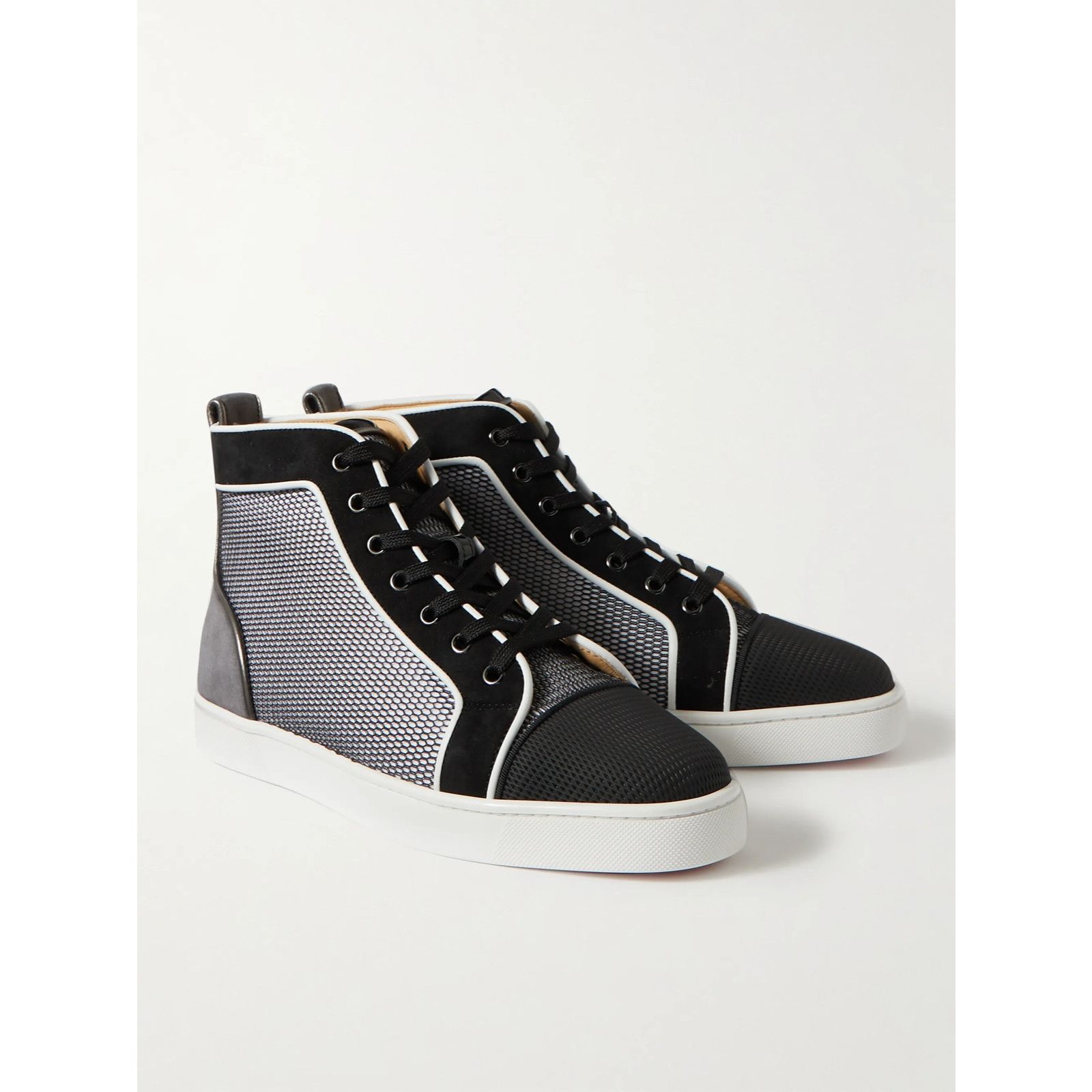 Christian Louboutin Christian Louboutin Louis Orlato Flat Black Grey White Size US 15 / EU 48 - 3 Thumbnail