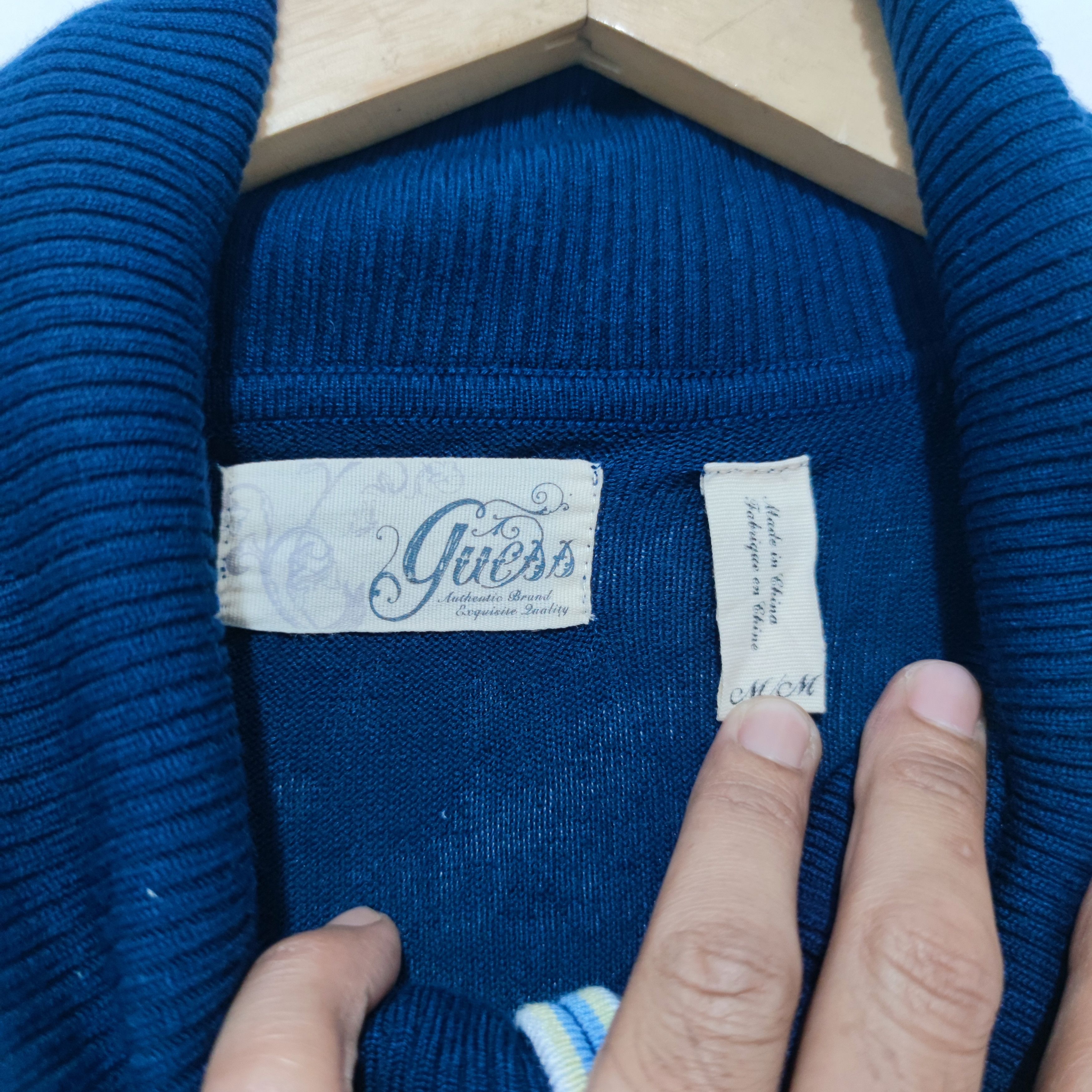 Designer × Guess guess sweatshirt zip up Size L / US 10 / IT 46 - 5 Thumbnail