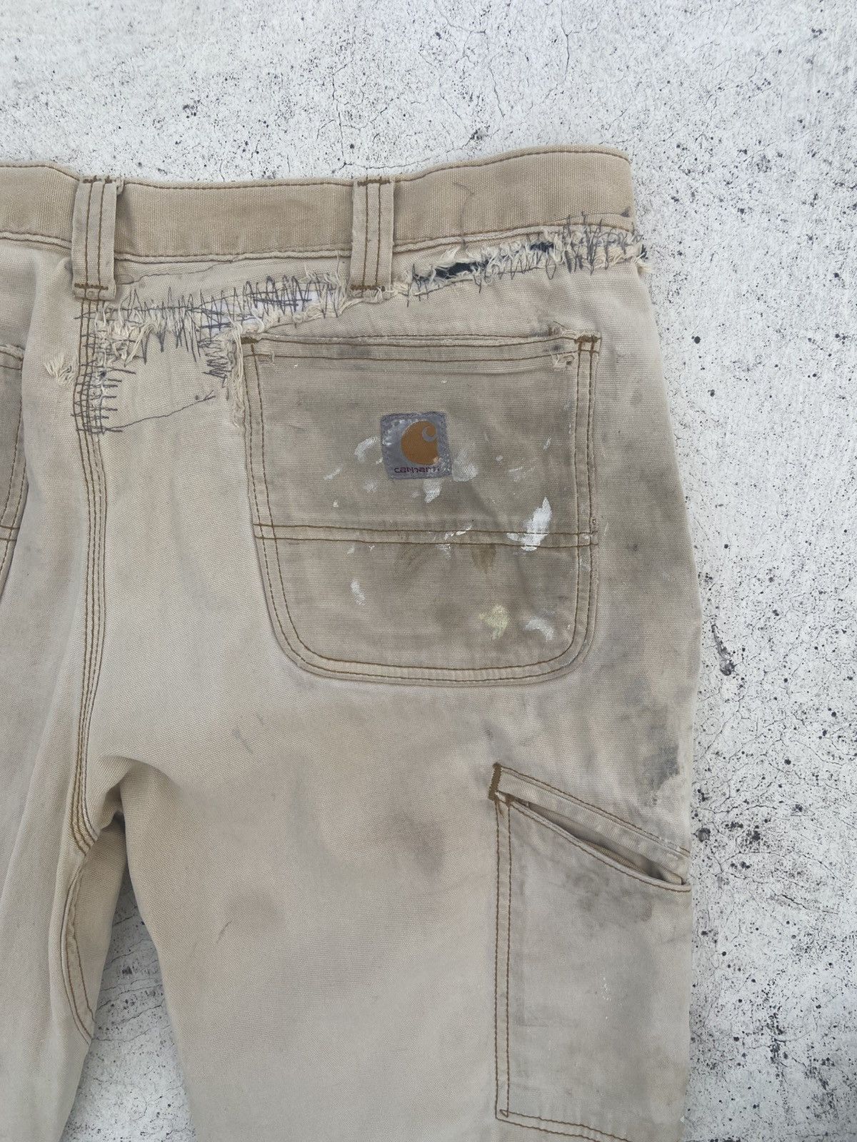 Carhartt Carhartt Distressed Vintage Beige 34x30 Size US 34 / EU 50 - 6 Thumbnail