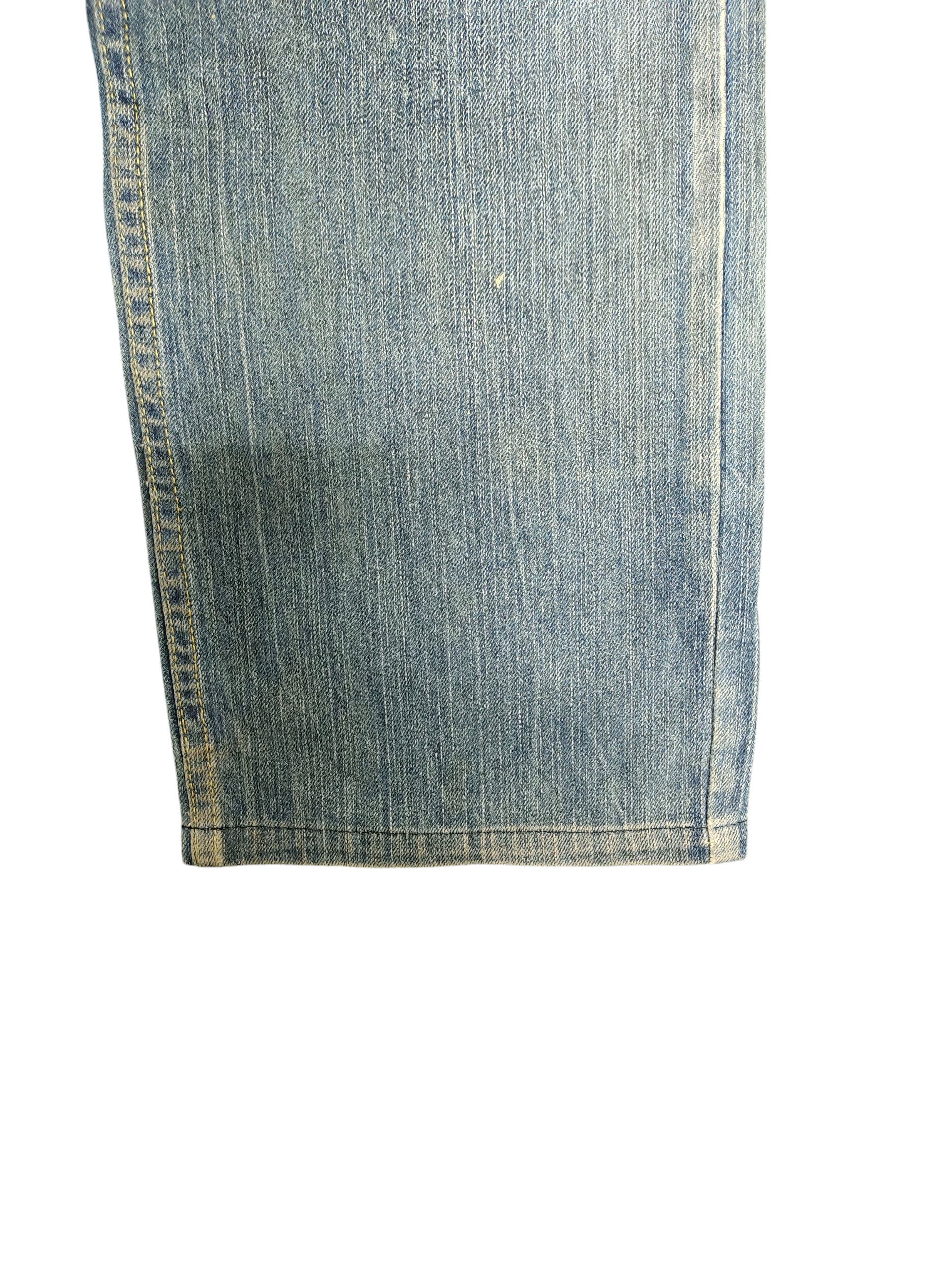 Comme des Garcons × Undercover Japanese Brand Zipper Pocket Clawmark Distress Denim Jeans Size US 34 / EU 50 - 5 Thumbnail