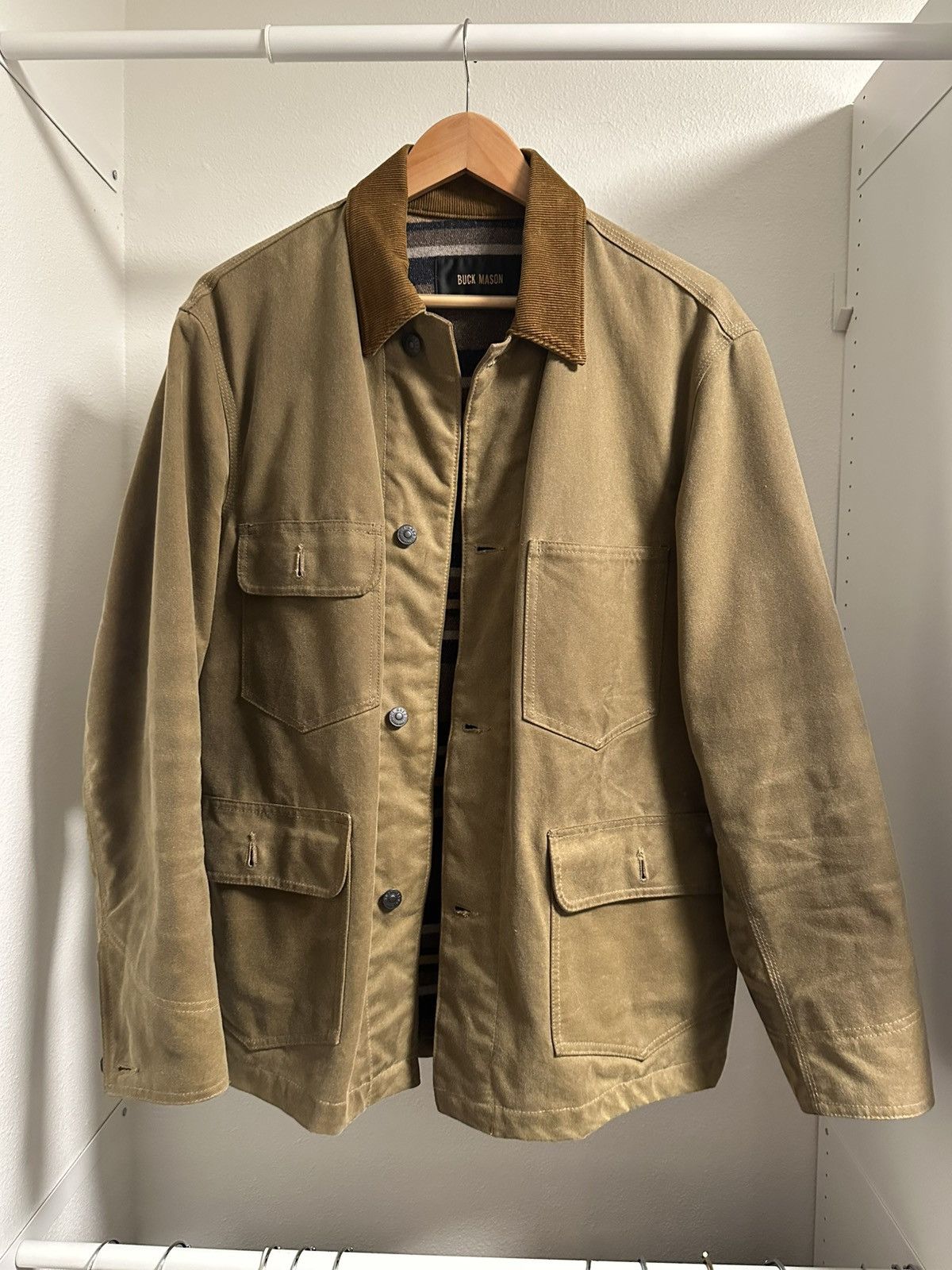 Buck Mason Dry Wax Canvas Highland Jacket