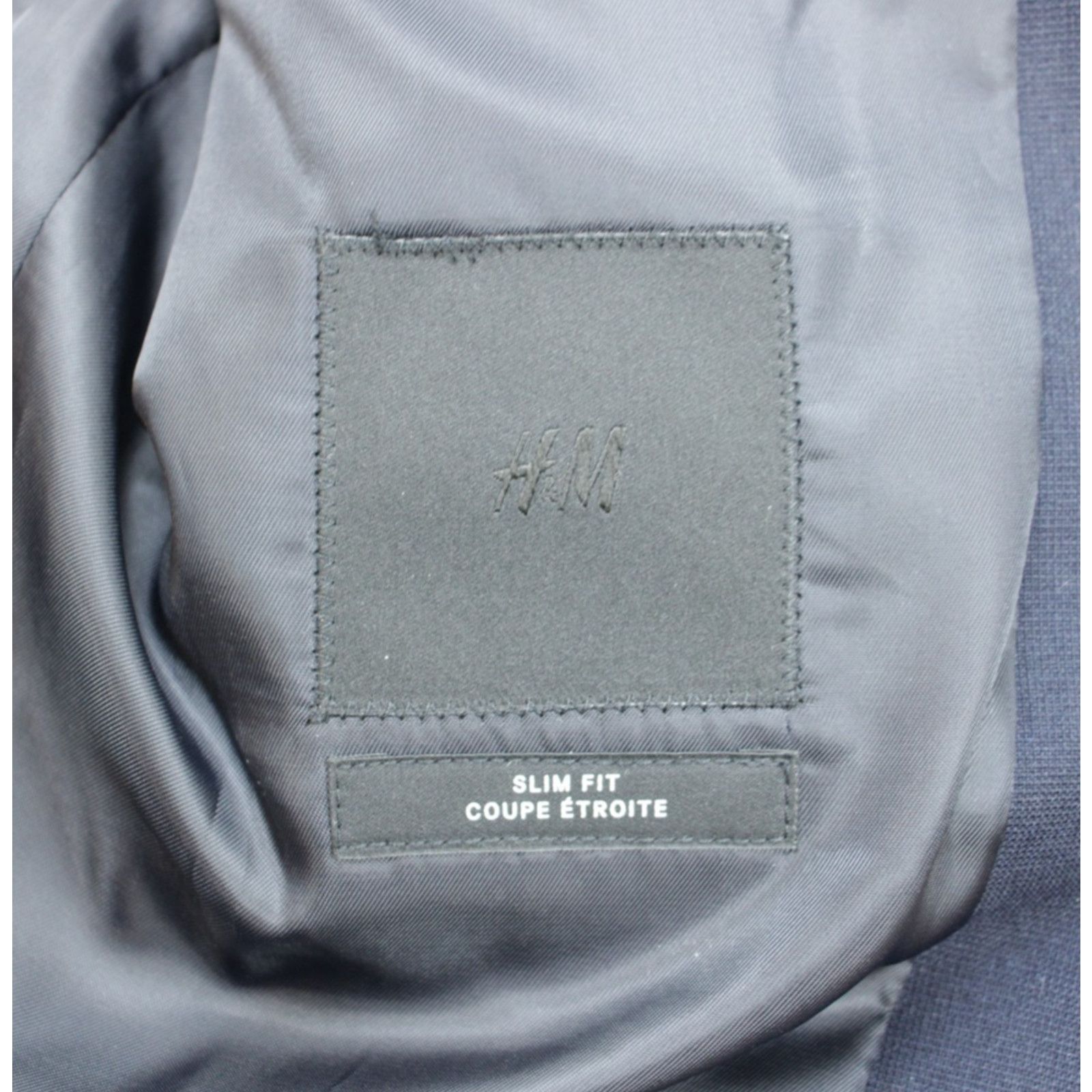 H&M H&M Blazer Mens 42R Blue Slim Fit 2 Button Single Breast Size 42R - 5 Thumbnail
