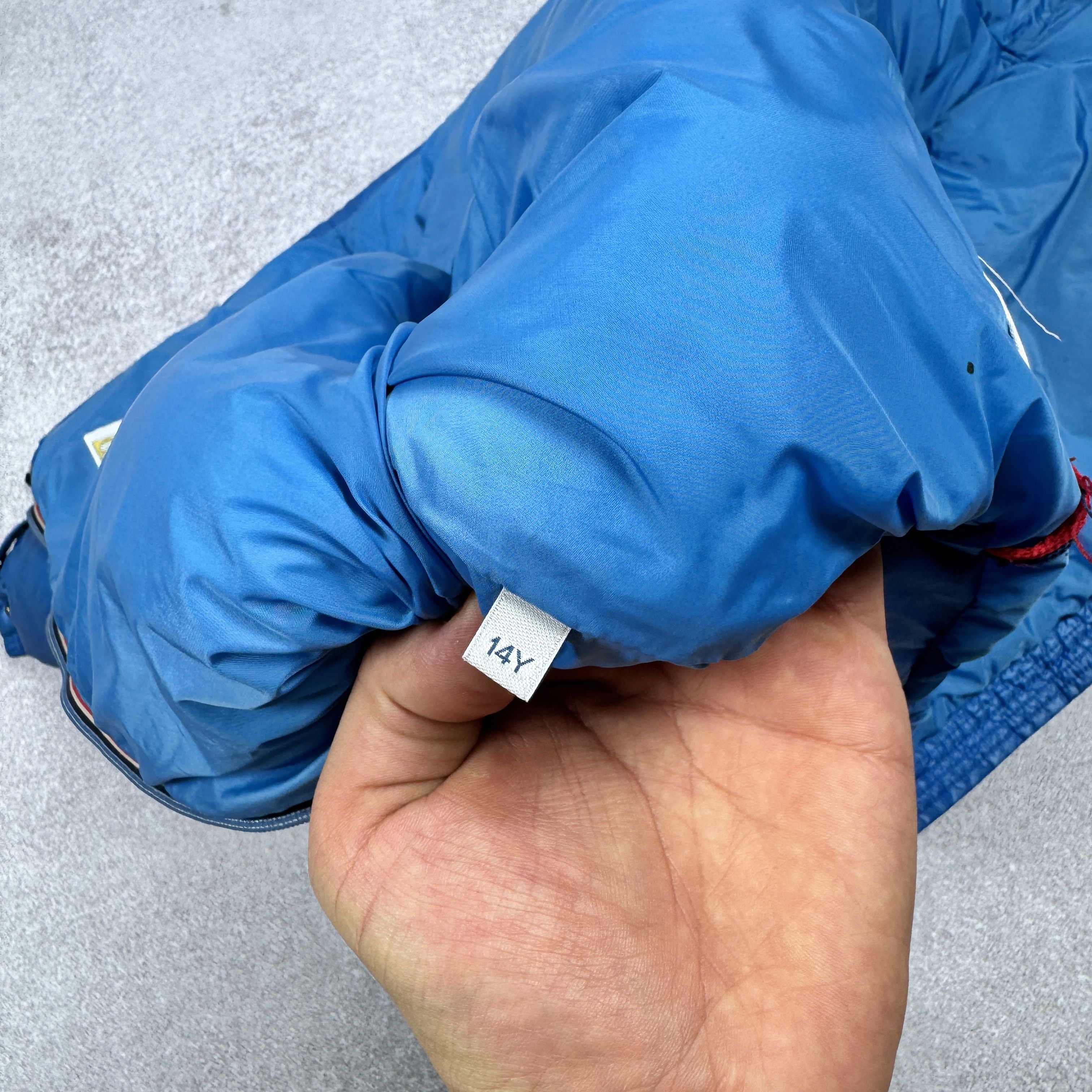 Moncler Original Moncler Gaston Blue Puffer Nylon Jacket Size 14Y Size US S / EU 44-46 / 1 - 11 Thumbnail
