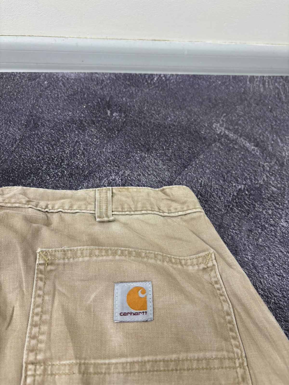 Carhartt Vintage Carhartt USA Cream Work Hype Baggy Carpenter Pants Size US 36 / EU 52 - 7 Thumbnail