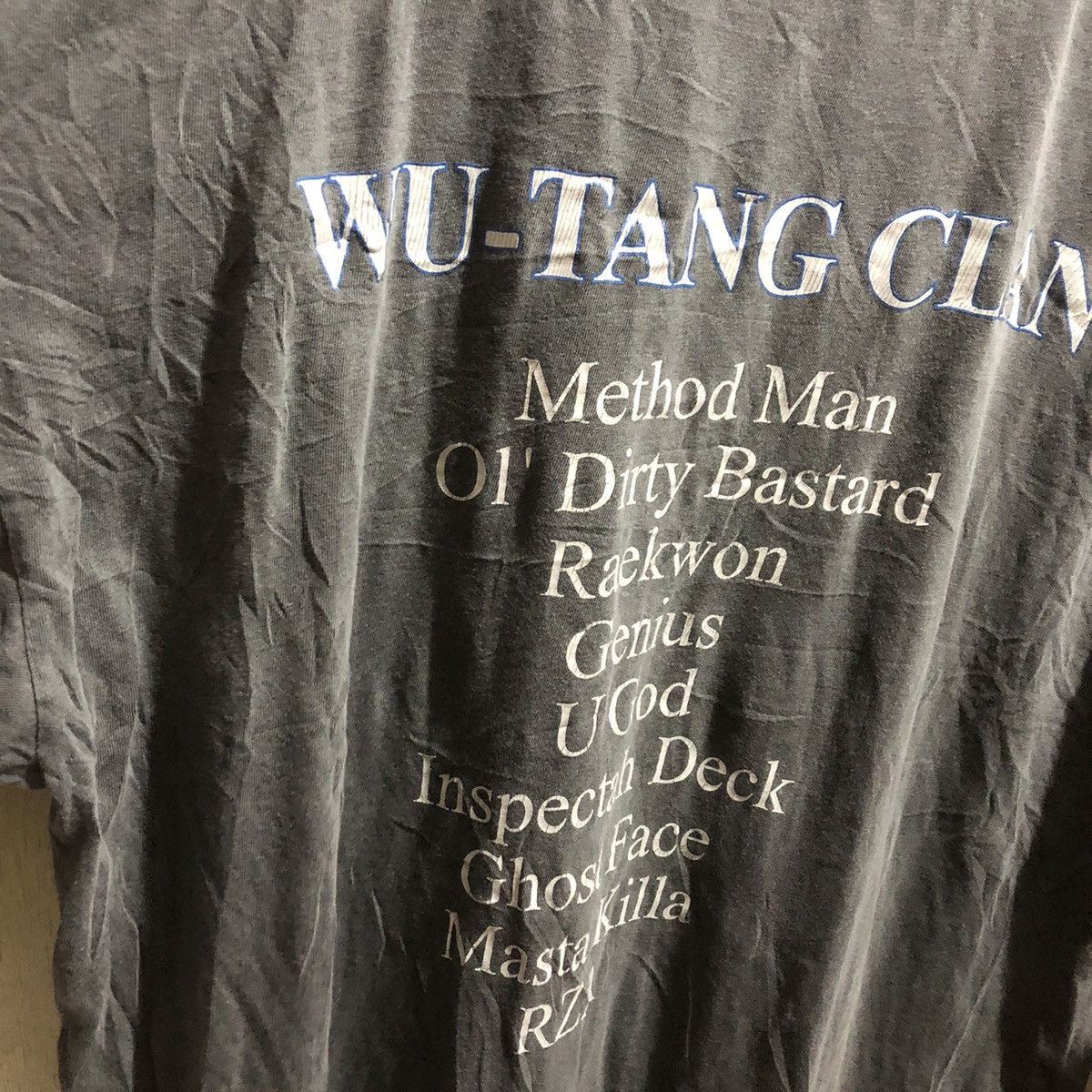 Rap Tees × Reproduction of Found × Wu-Tang Clan Wutang clan raptees fake nice grapic tee Size US L / EU 52-54 / 3 - 9 Thumbnail