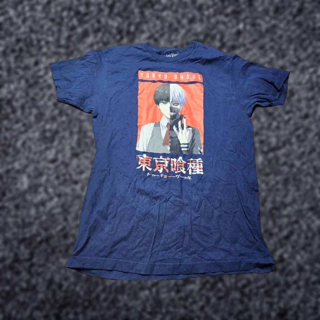 Vintage Mens L Tokyo Ghoul T Shirt Short Sleeve Anime Funimation Size US L / EU 52-54 / 3 - 1 Thumbnail