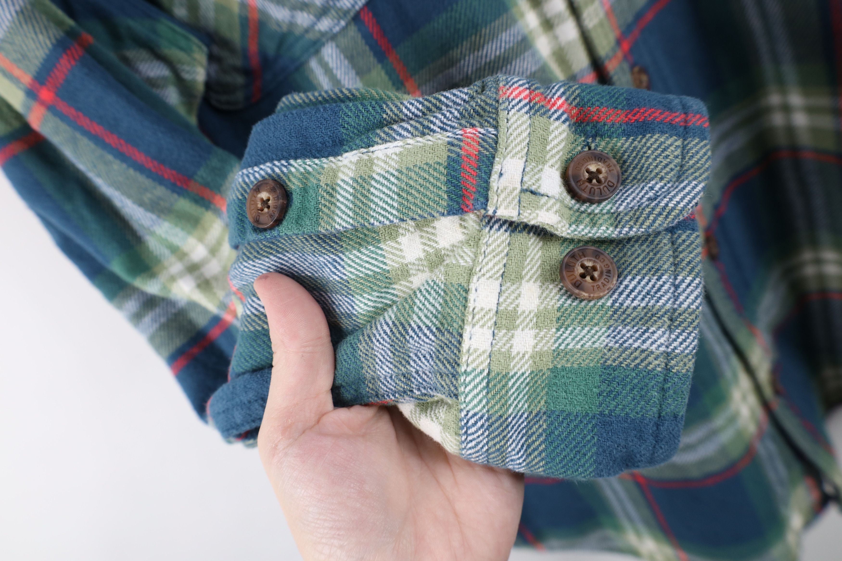 Duluth Trading Company Duluth Trading Co Double Pocket Flannel Button Shirt Plaid Size US XXL / EU 58 / 5 - 4 Thumbnail