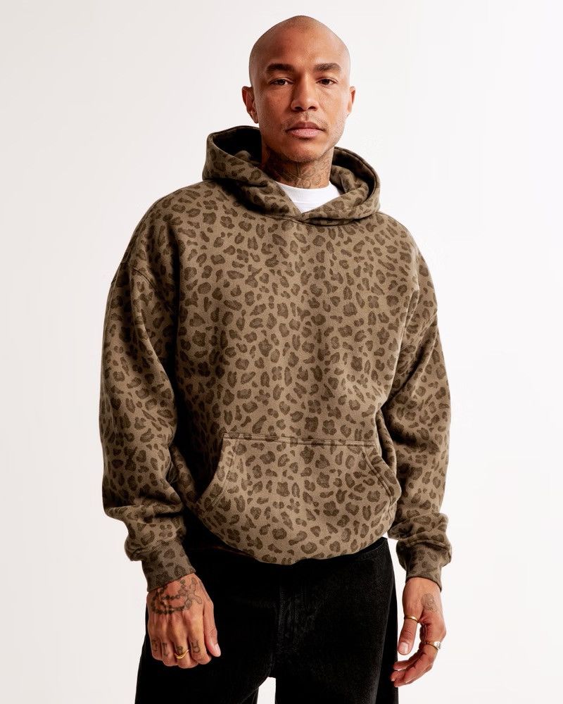 Abercrombie & Fitch Abercrombie Leopard Hoodie Size US L / EU 52-54 / 3 - 2 Thumbnail